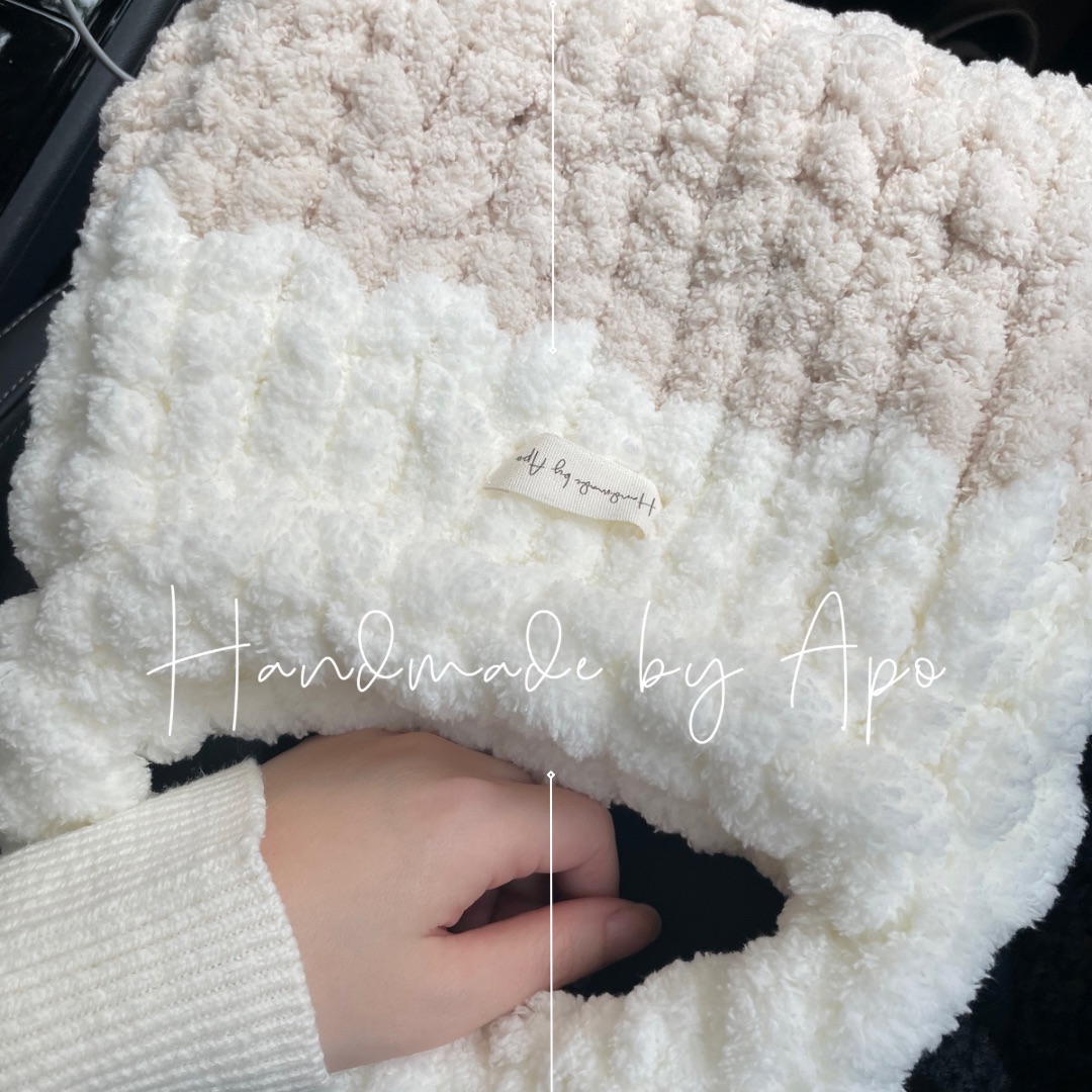 QQ毛線 棉花糖包