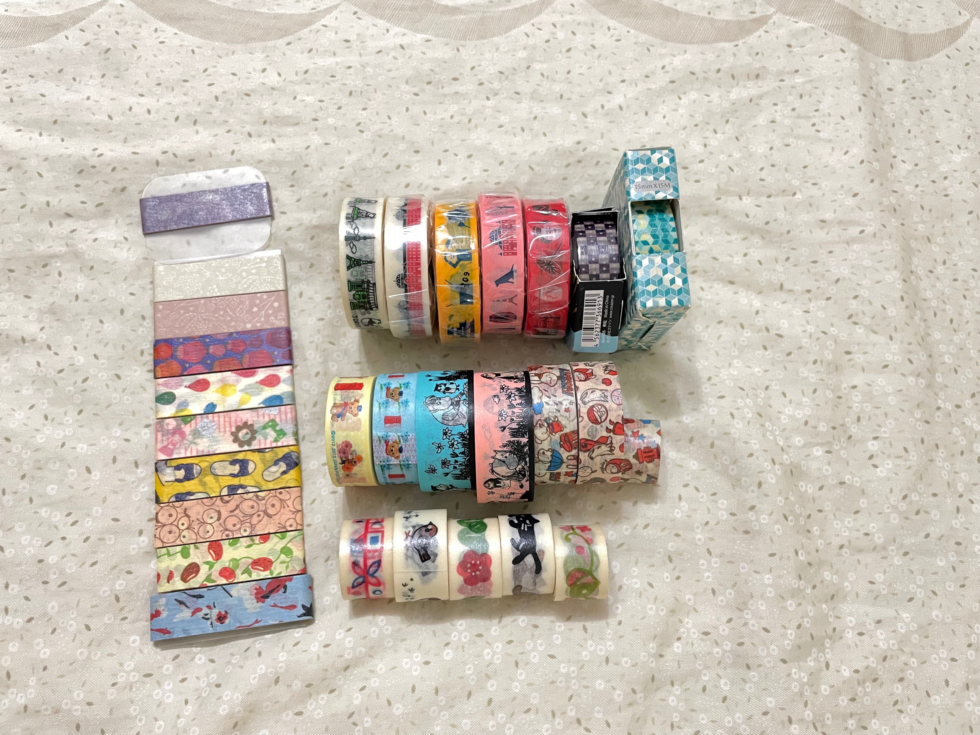 日式紙膠帶｜二手（請點圖閱讀詳細說明）
