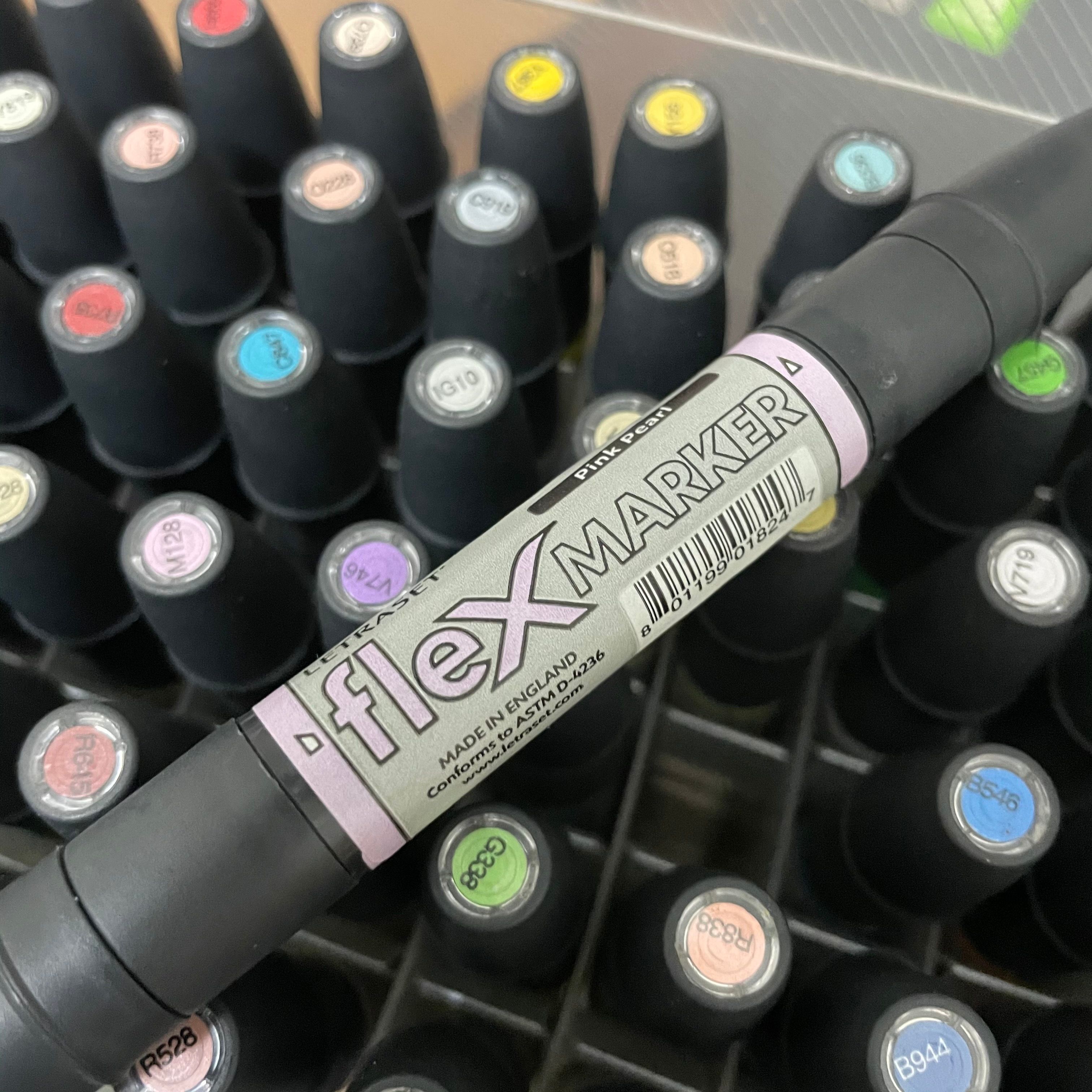 二手72色理查斯特雙頭麥克筆Letraset Flexmarker