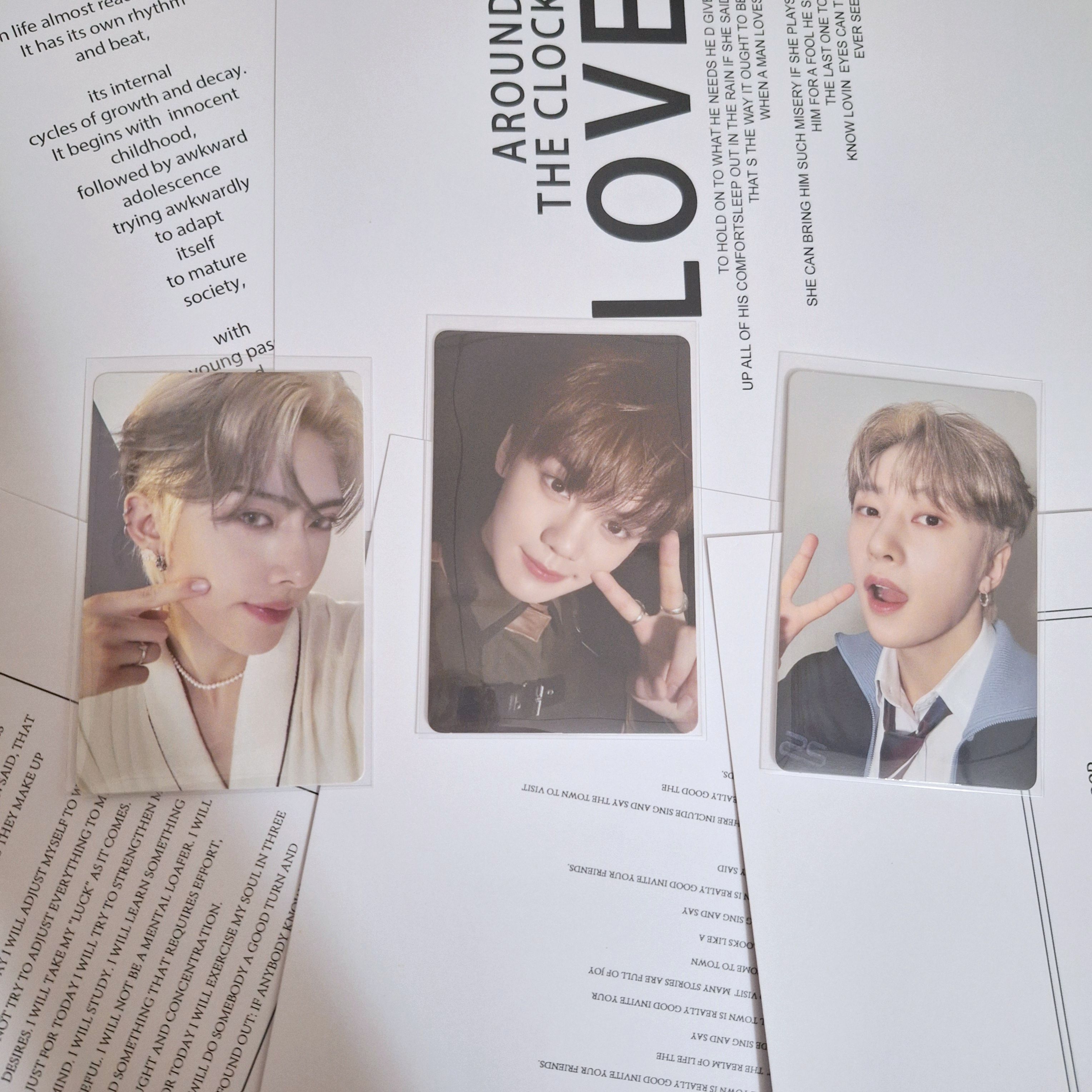 ​₊ ⑅ ZB1＞ 迷你二輯專輯小卡／Ricky沈泉銳／金奎彬／石馬修