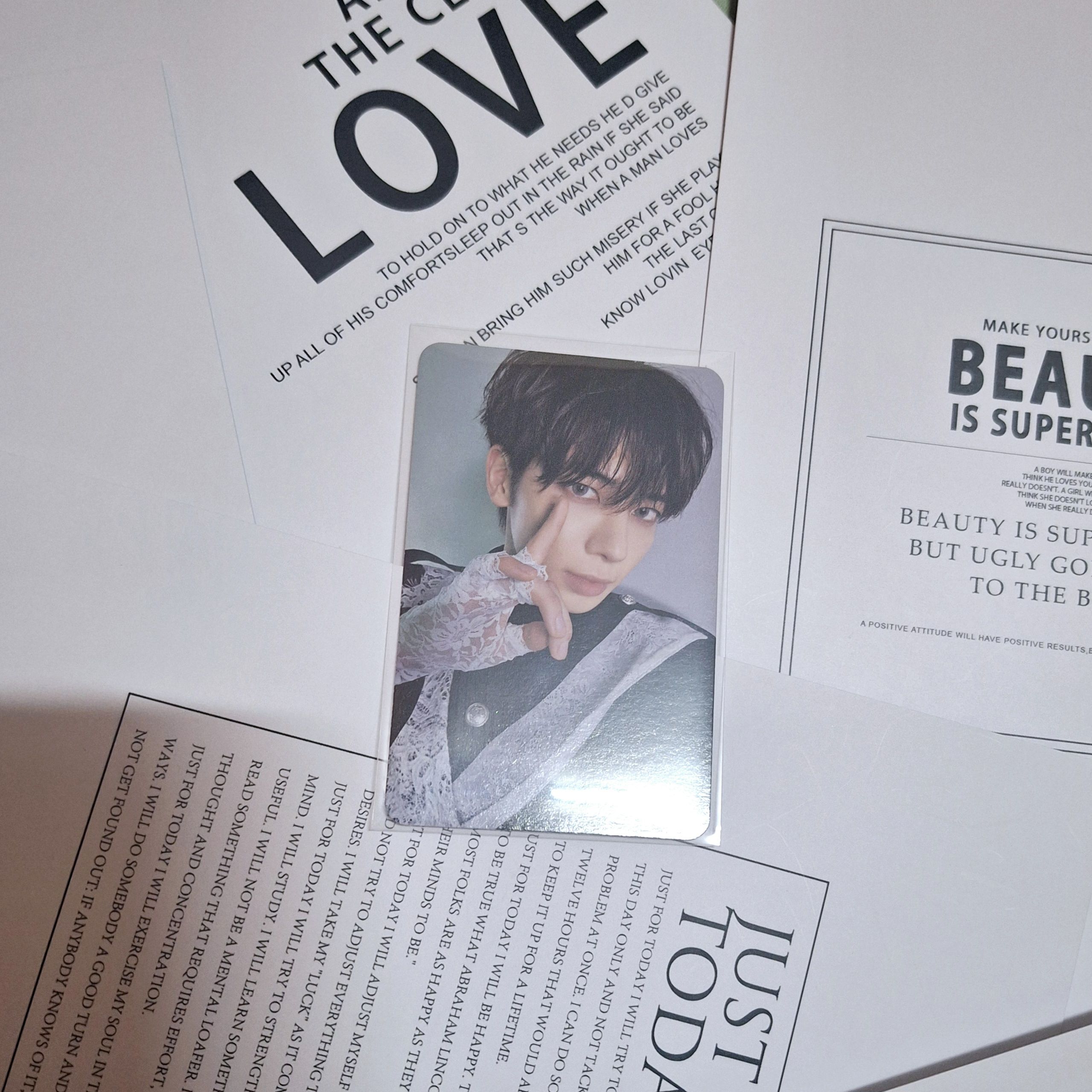 ​₊ ⑅ TXT ＞ 姜太顯 MINISODE 3: TOMORROW迷你六輯小卡 A版A款