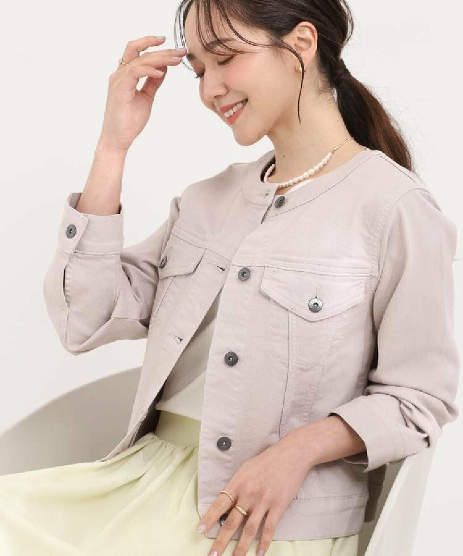 SHOO・LA・RUE 無領牛仔外套 三色