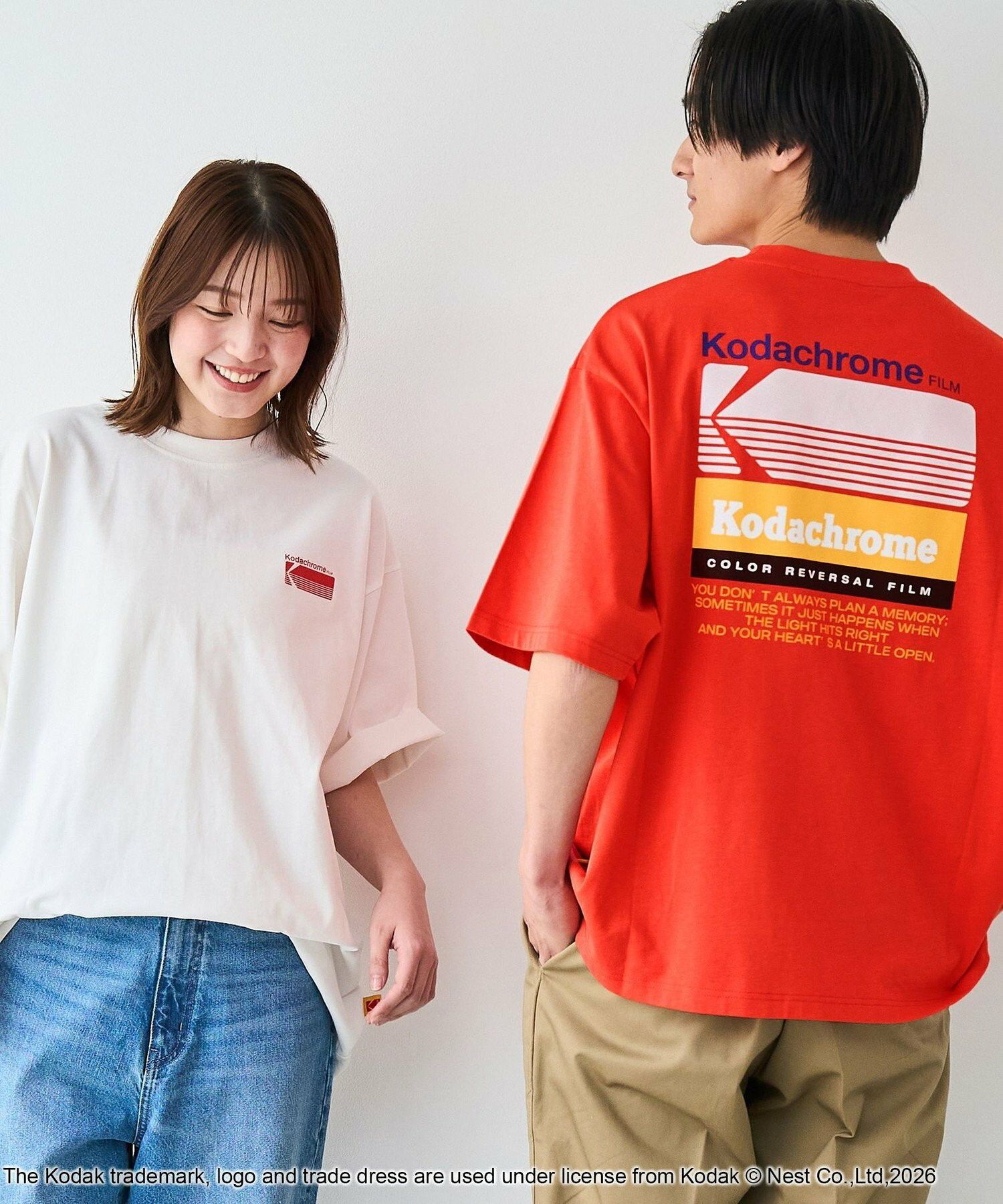 柯達LOGO印花短袖T恤 三色