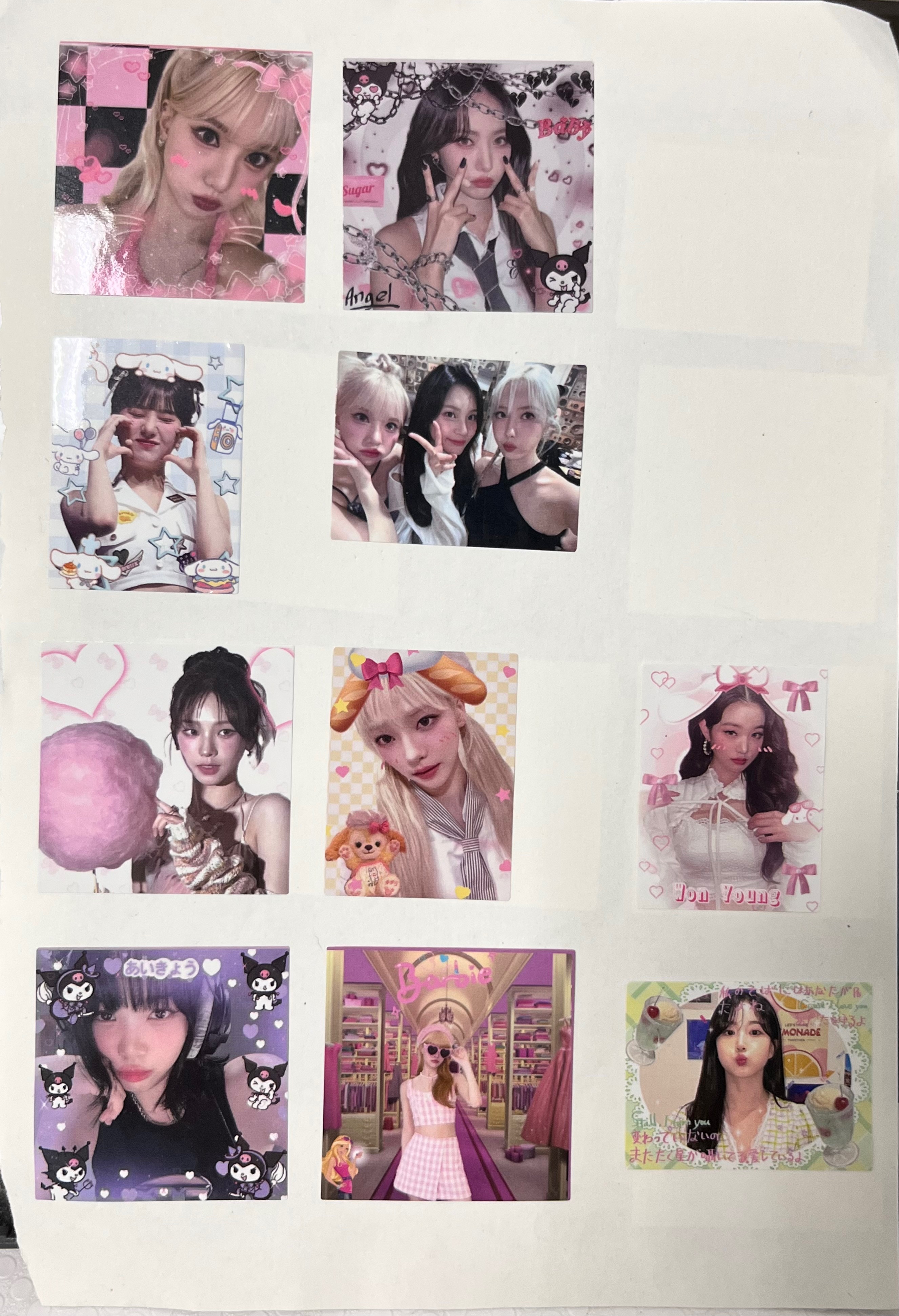 現貨貼紙NMIXX ive lesserafim viviz看說明欄