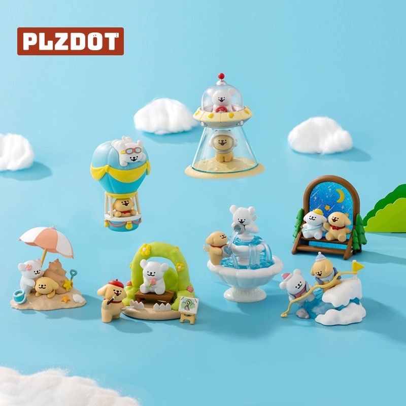 🎉正版 現貨🎉 Plzdot x 線條小狗 第二彈旅行日記系列 公仔 擺件 潮玩 玩具 盲盒 隨機