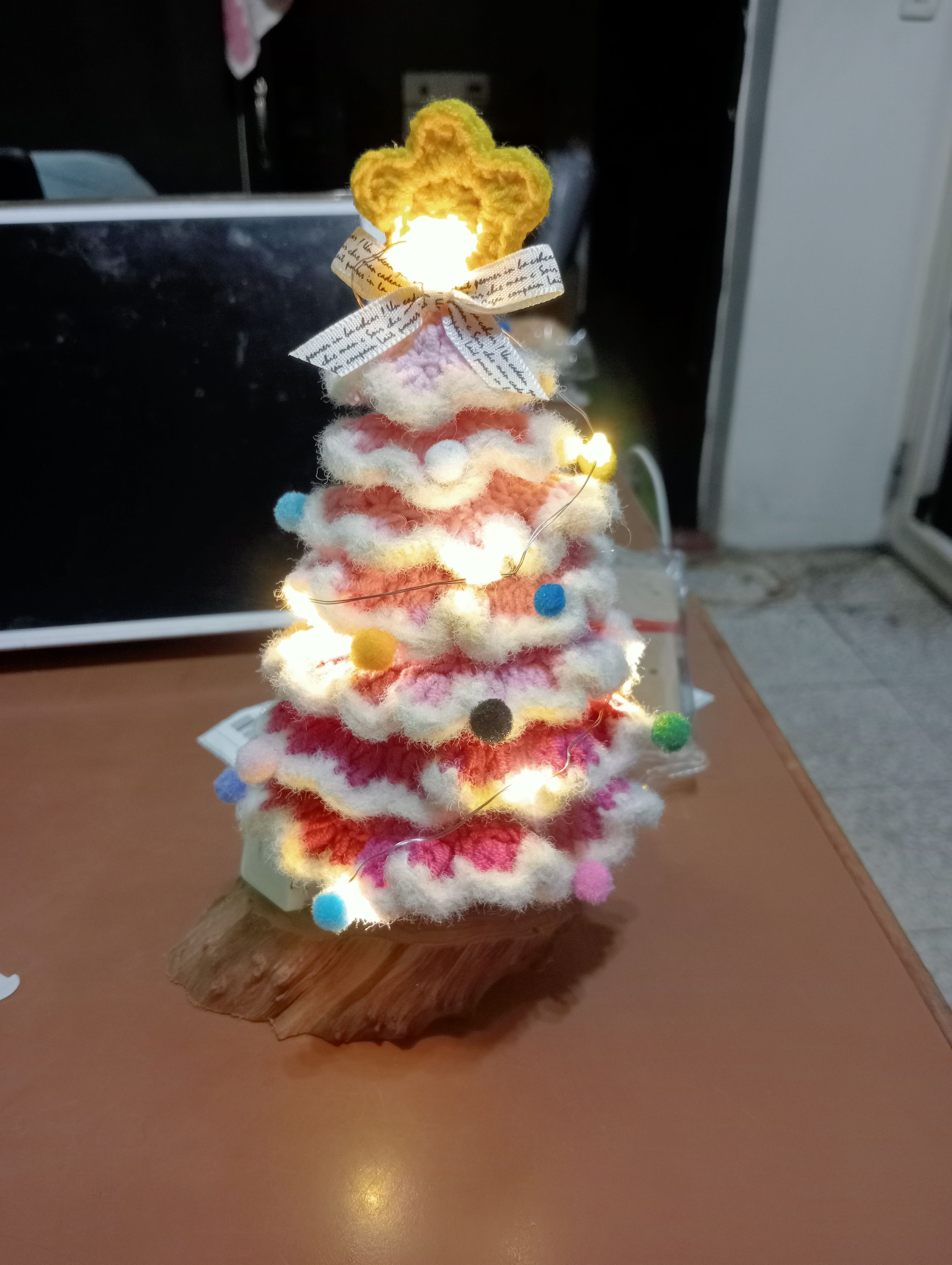 純手工編織聖誕樹