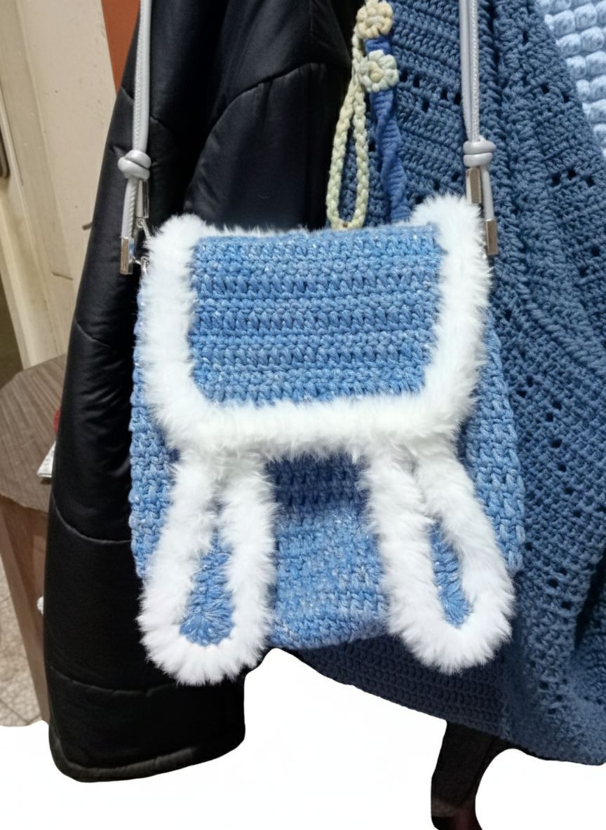 藍色兔兔雙肩包