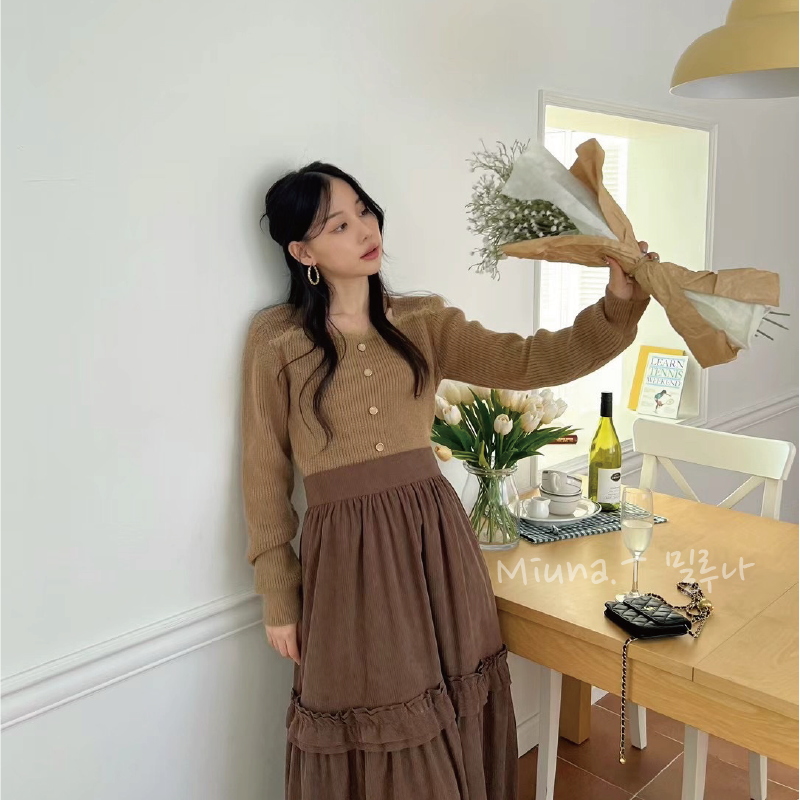 ✨韓國BOLD 方領針織毛衣