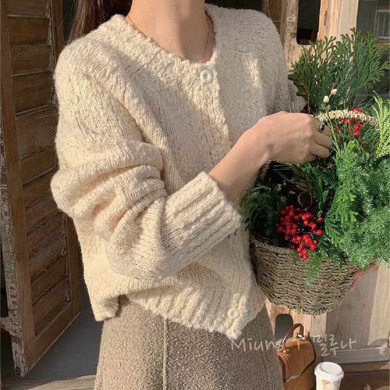 💖韓國Slowb 柔軟顆粒感羊毛外套