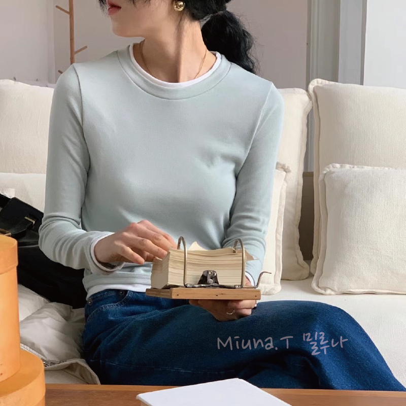 ⭐️韓國萬萬家 假兩件T恤