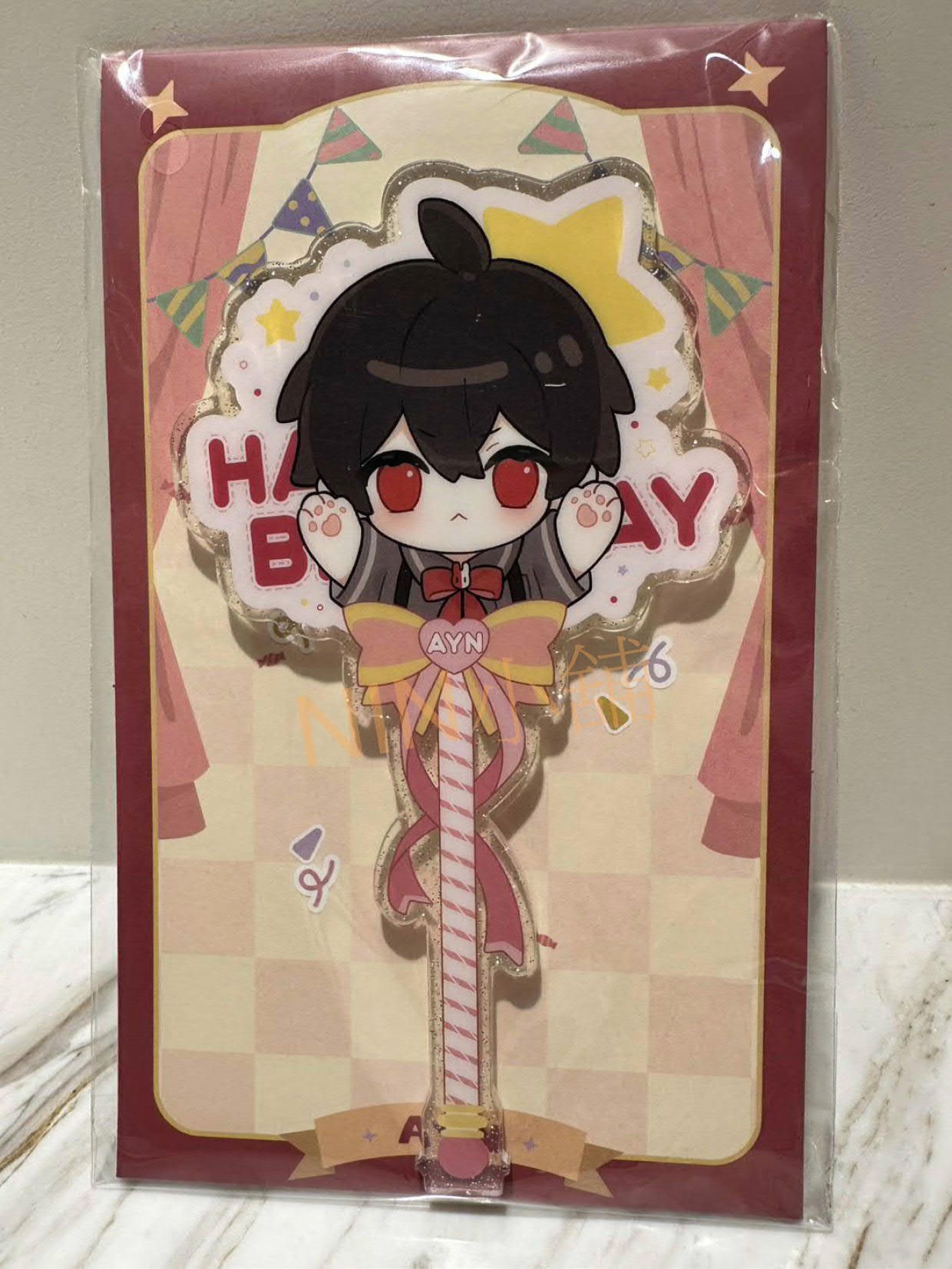 NIN✨【時空中的繪旅人】（全新現貨）﹝2024艾因生日─壓克力棒棒糖擺件﹞、艾因