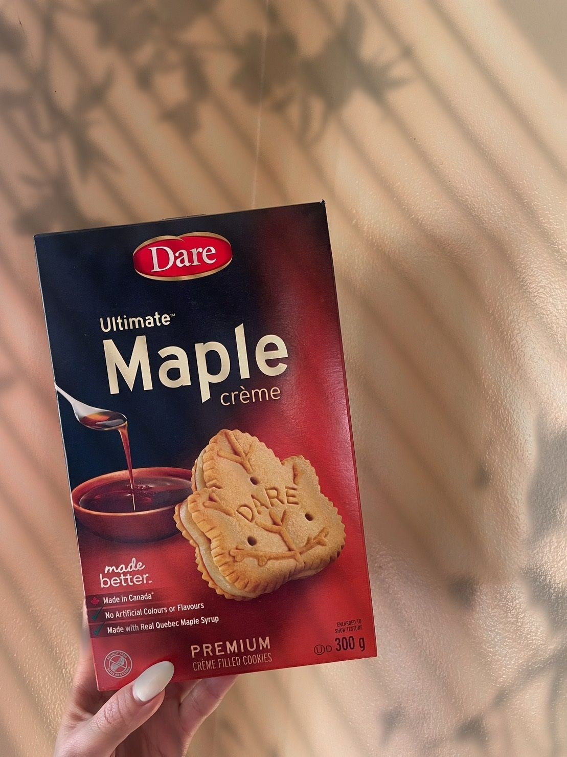 DARE加拿大經典楓糖楓葉餅
