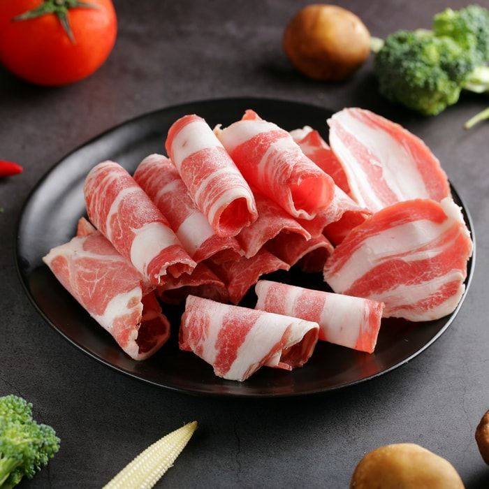 【肉多滋】台灣黑豬梅花火鍋肉片 200g/盒±10 嚴選台灣優質豬肉