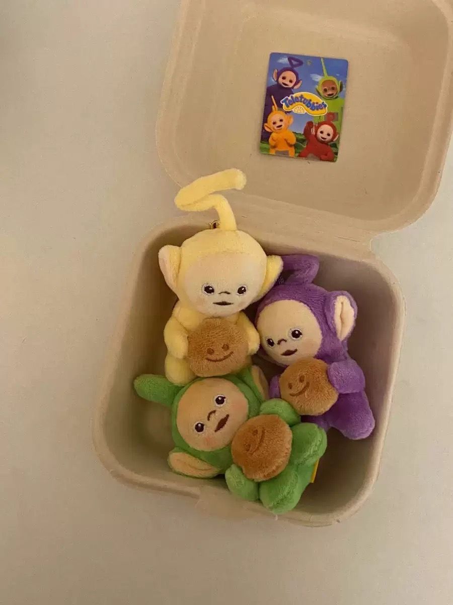 童年回憶創意吐司天線寶寶鑰匙圈吊飾