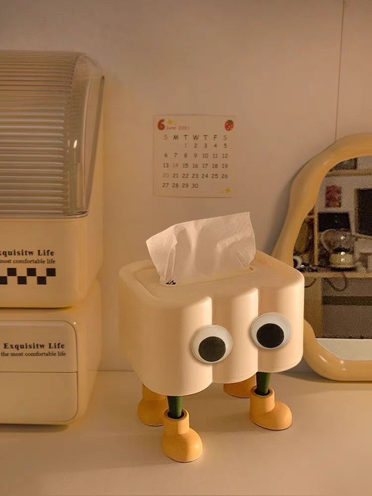 淘寶同款雲朵大眼睛可愛家用紙巾盒