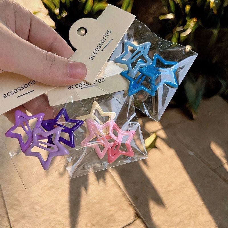 YK2造型星星夾三只裝