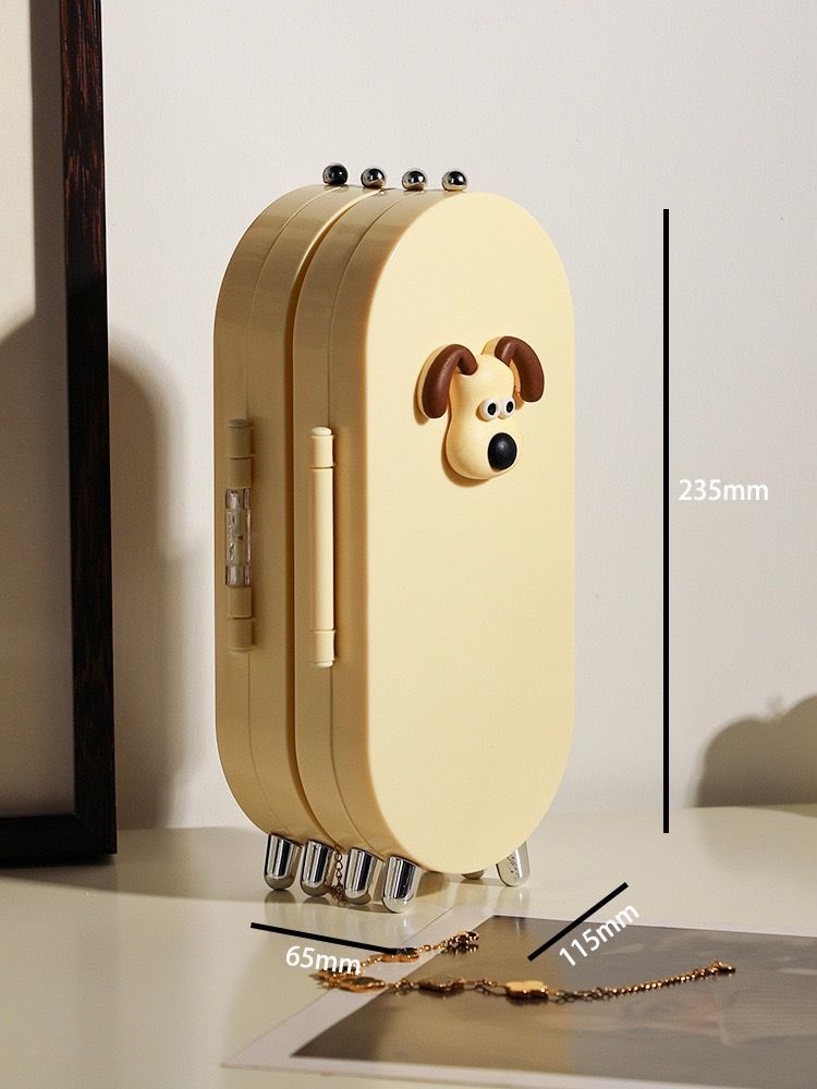 可愛掌門狗新款首飾收納盒