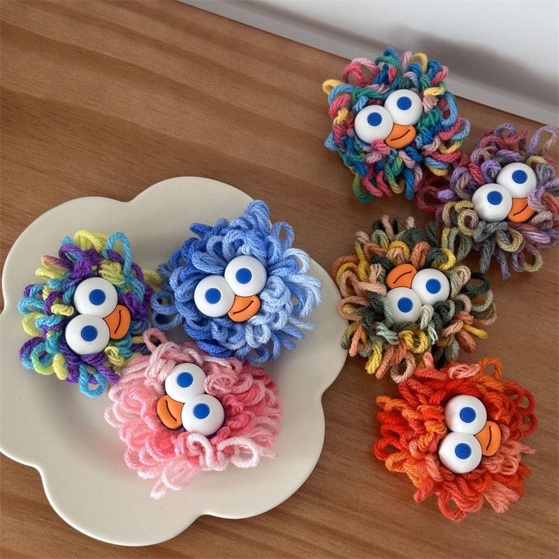 線小怪獸創意發夾卡通毛鴨嘴夾