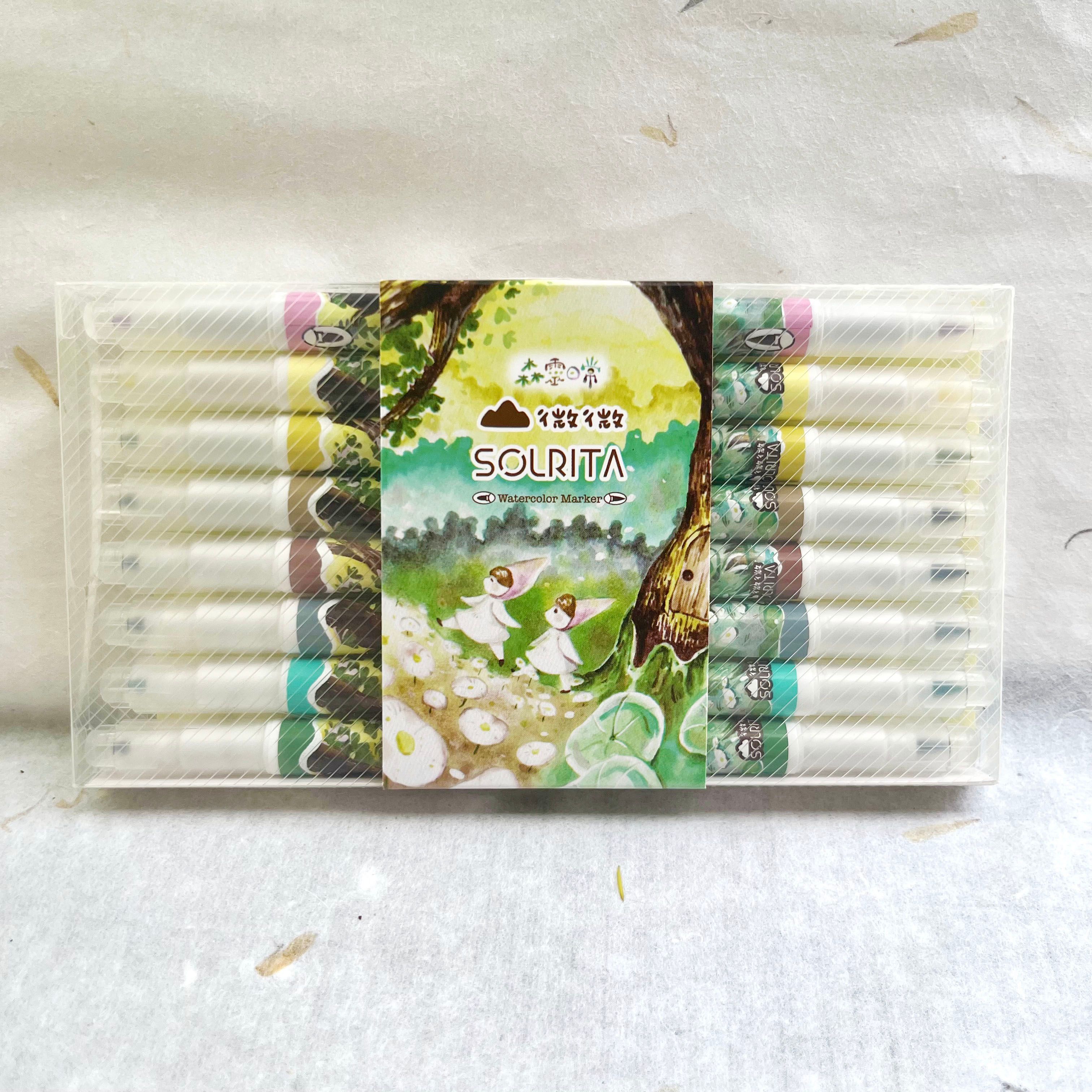 【聯名水性美術麥克筆】  sorita x 山微微 《森靈日常》
