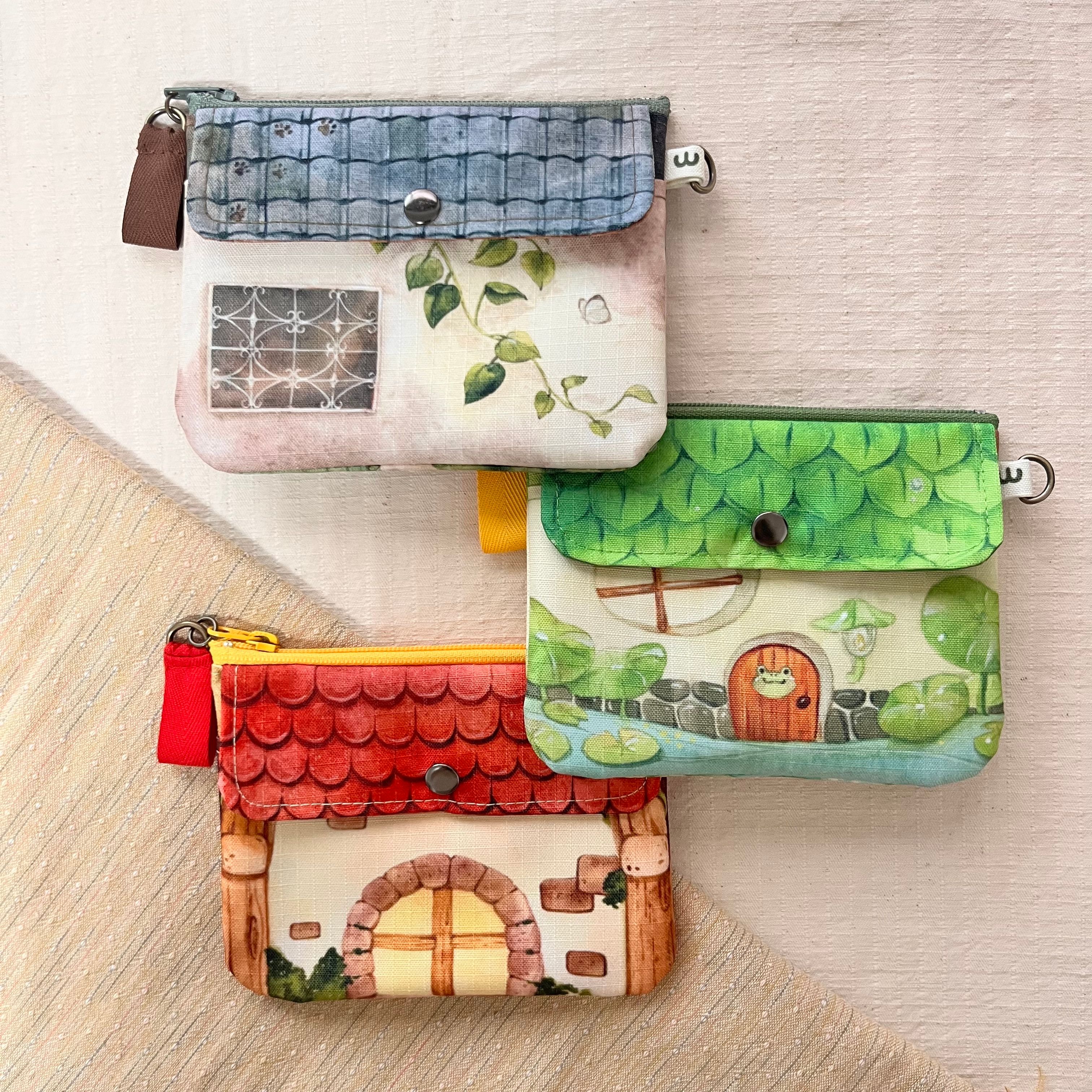 【小屋零錢卡片包】 兔兔/貓咪/青蛙款