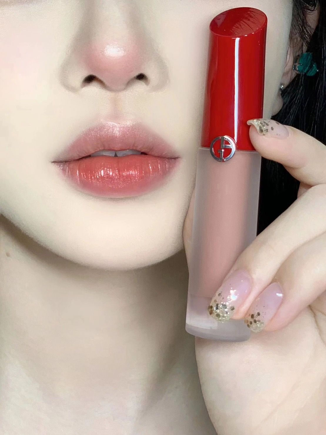 GIORGIO ARMANI 奢華絲緞訂製水唇釉 #02