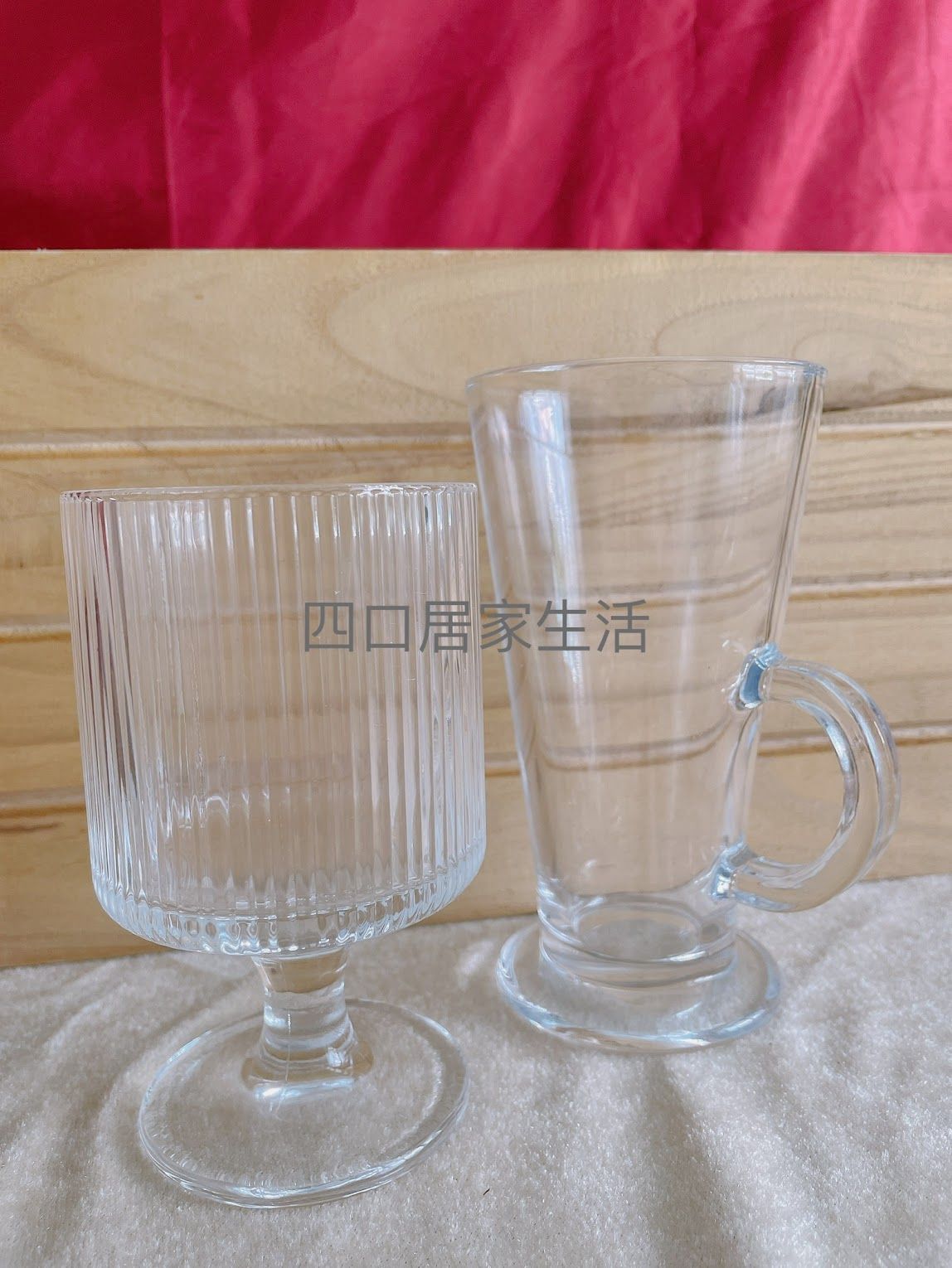 （（現貨））輕奢風熱紅酒杯、熱拿鐵杯，耐熱玻璃杯、網紅ins、節日慶祝杯、拍照、擺設、情人節、聖誕節、交換禮物