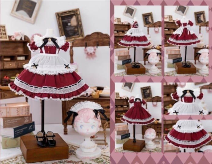 木茶動物園閃閃發光大掃除紅色四分尺寸