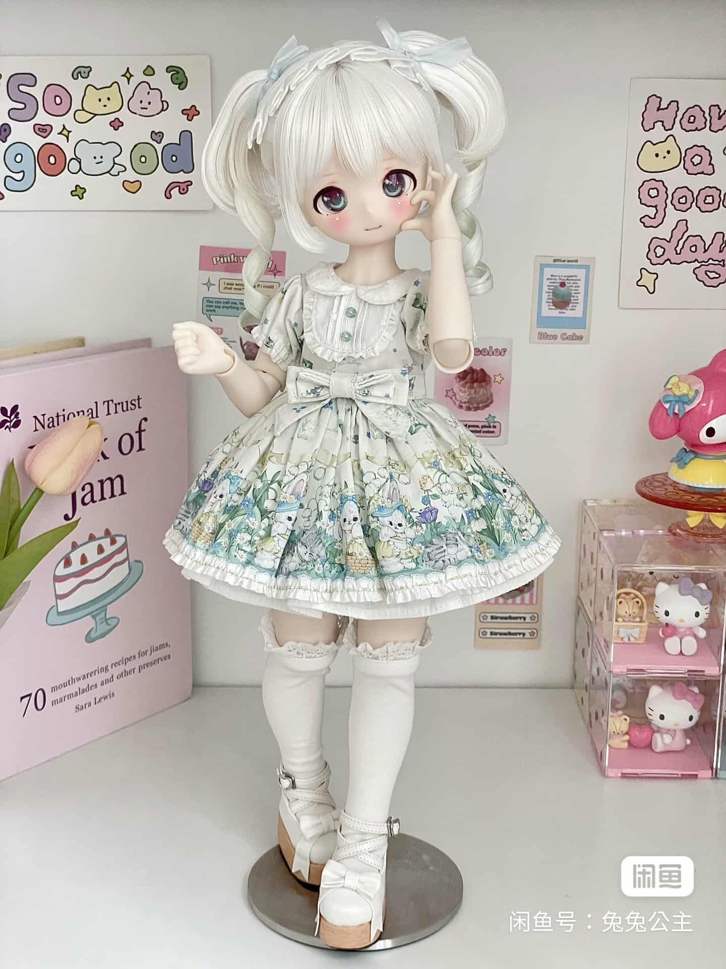 兔兔公主春日遊園綠色普四分