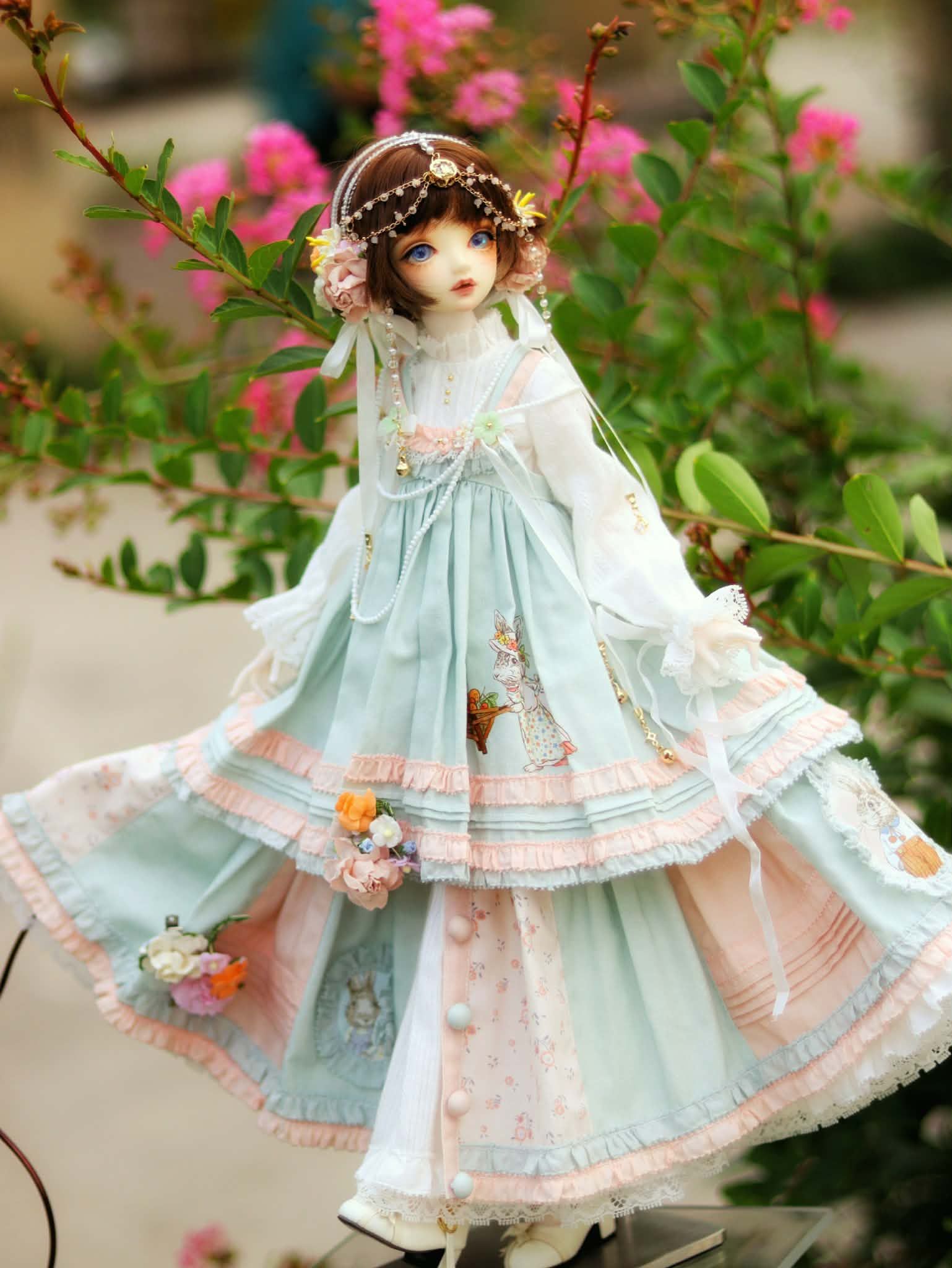 麥露露甘暑橙綠色普四，頭飾有掉點開看圖