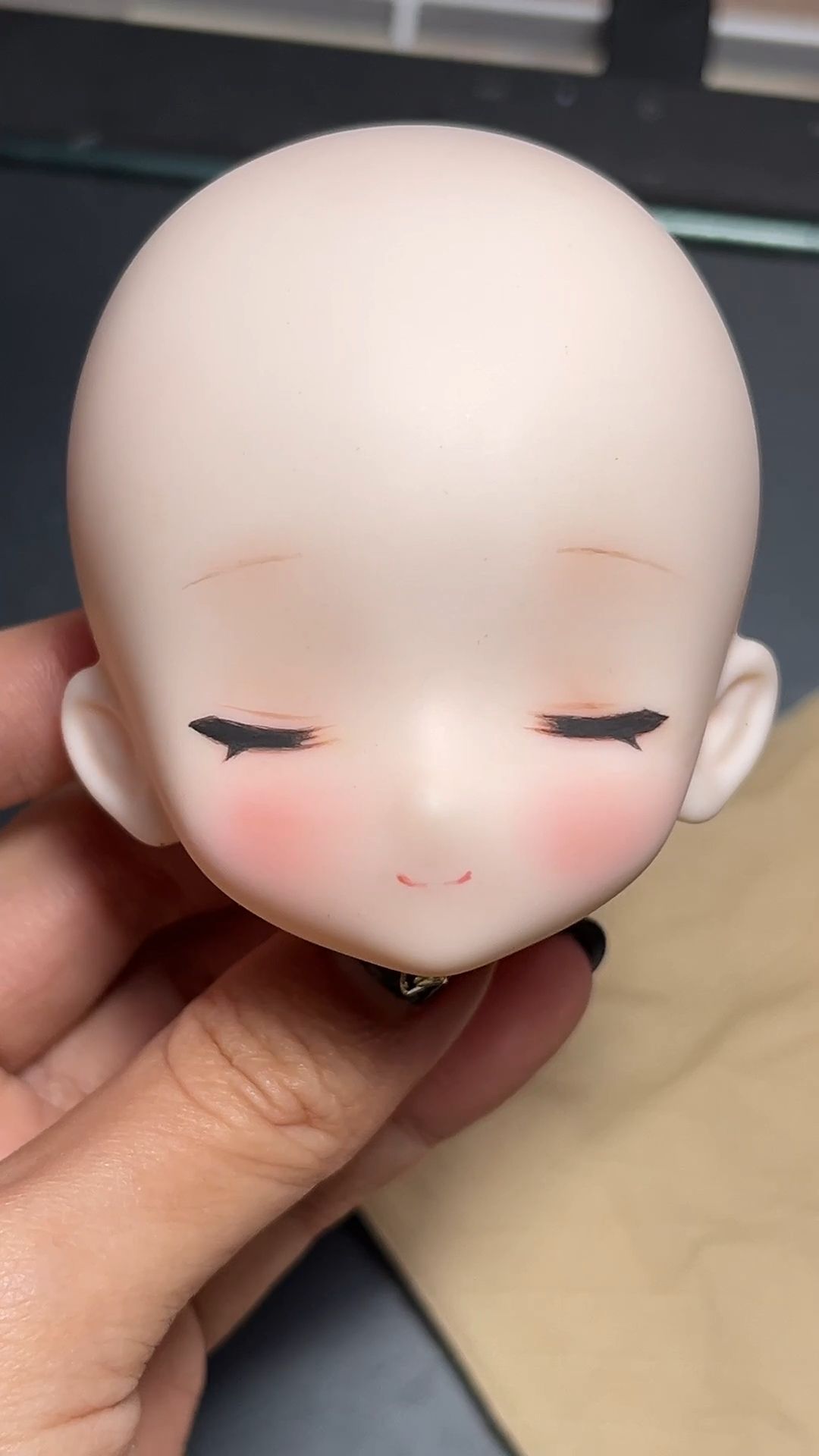 糖果星系甘蔗體pvc mia粉配頭（只有頭），四分頭圍配六分體