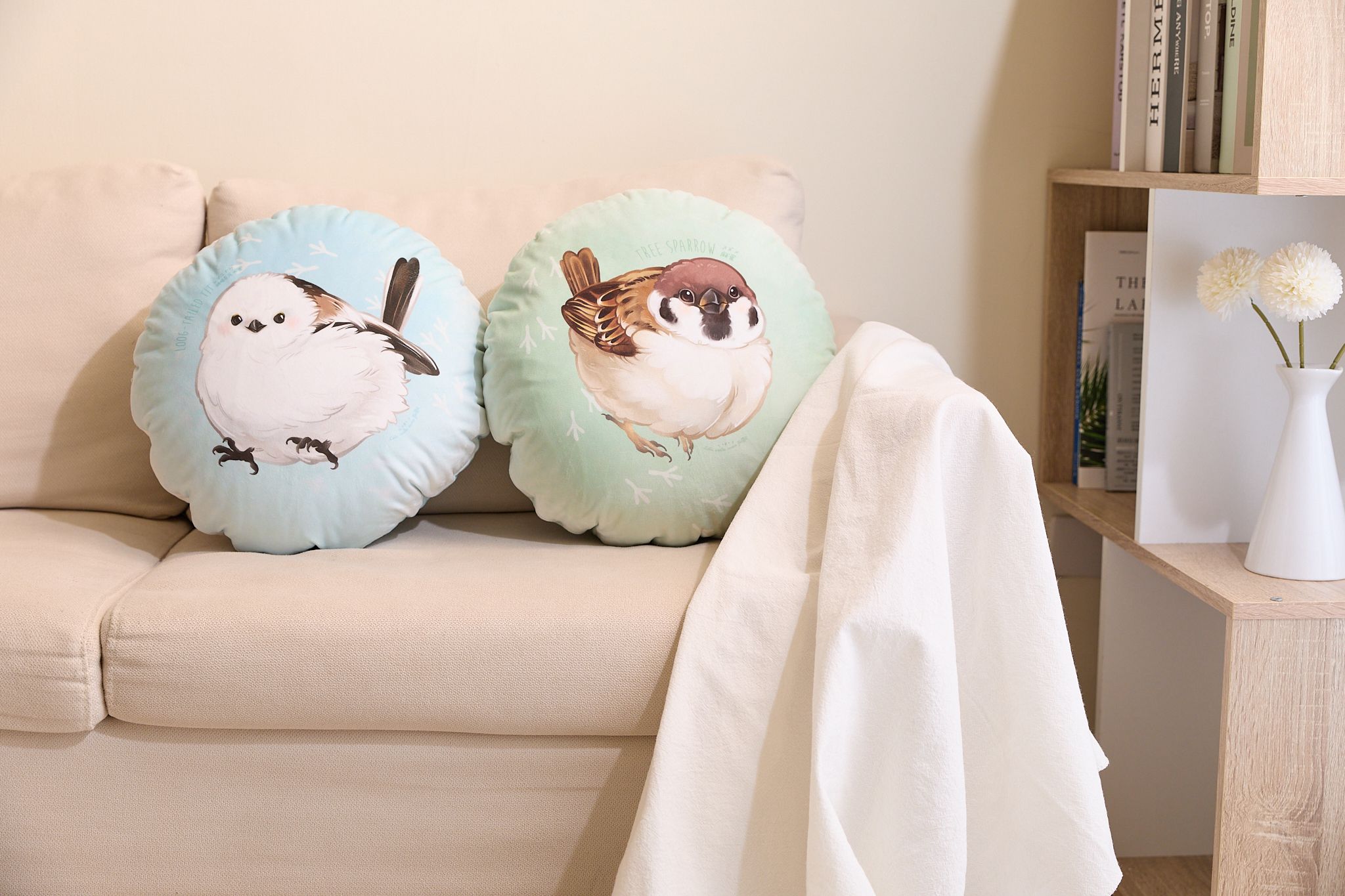 《 ɴᴇᴡ 》野鳥系列軟Ｑ寶寶絨抱枕