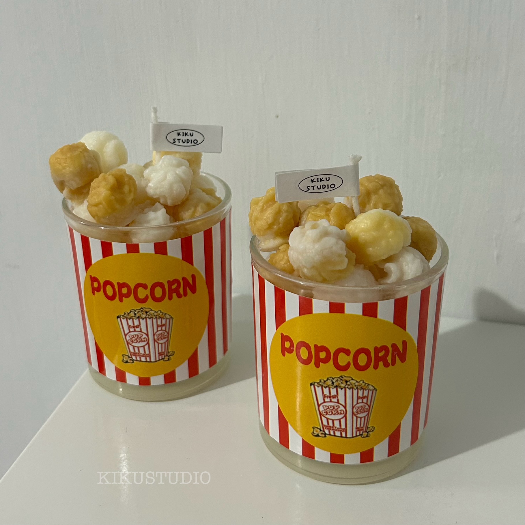 𓂃𓈒𓏸🍿 爆米花蠟燭 𓏸𓈒 𓂃