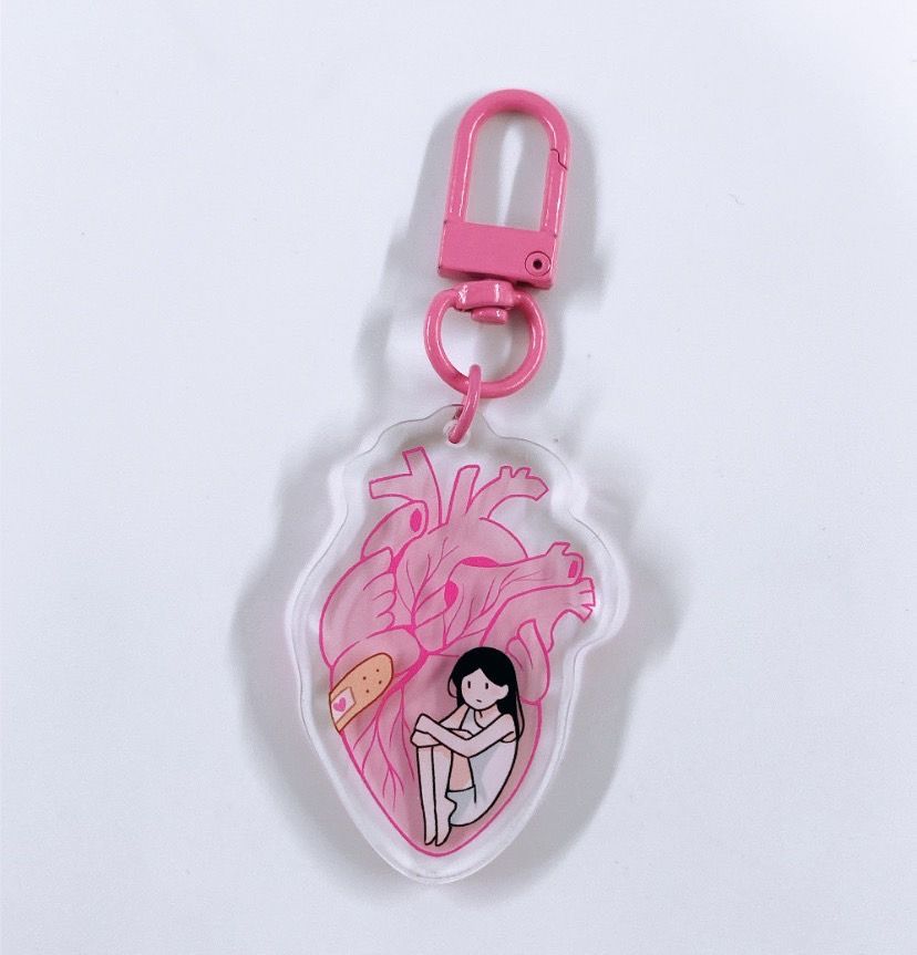 【原創】《透明心室》壓克力吊飾