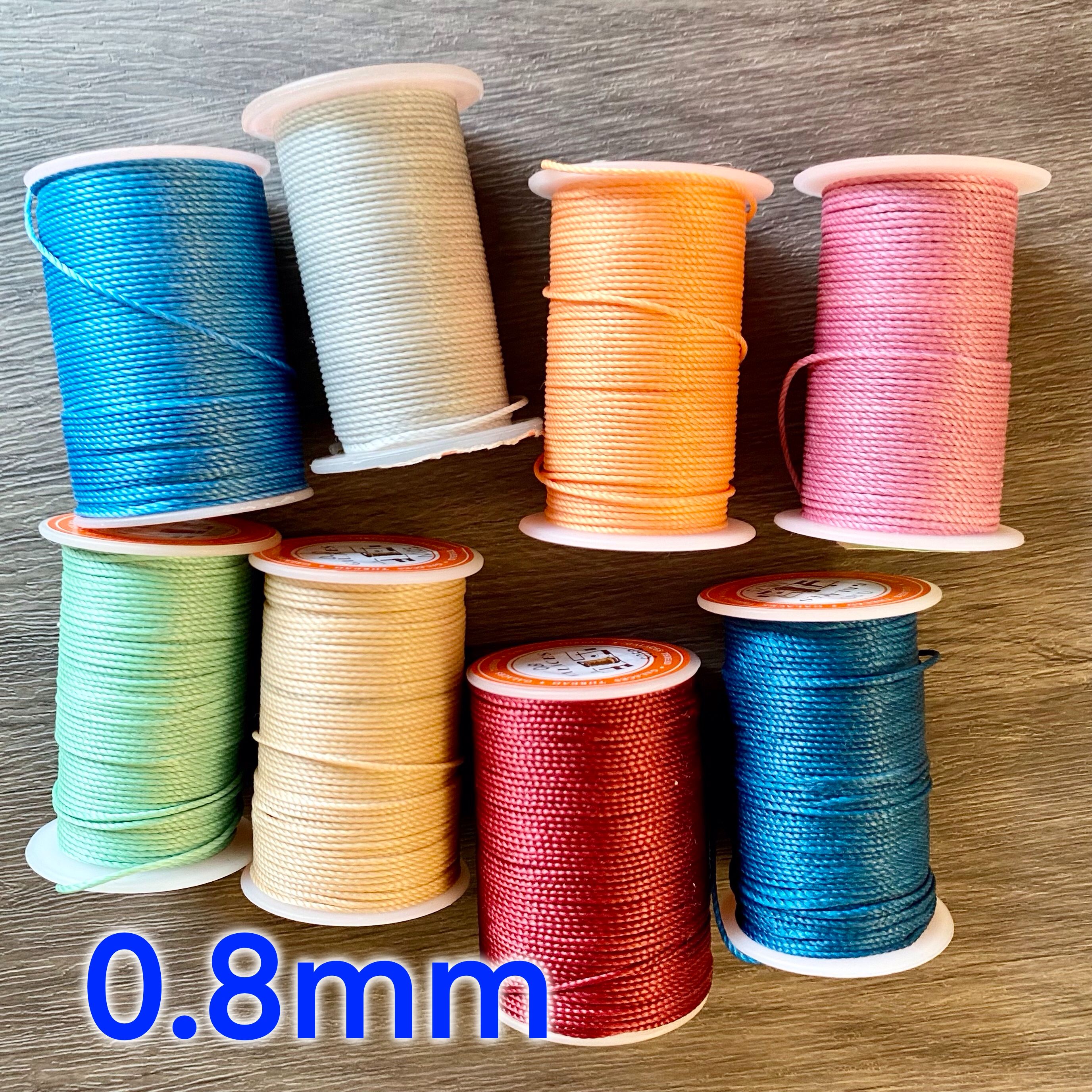 0.8mm圓蠟線（整捲）
