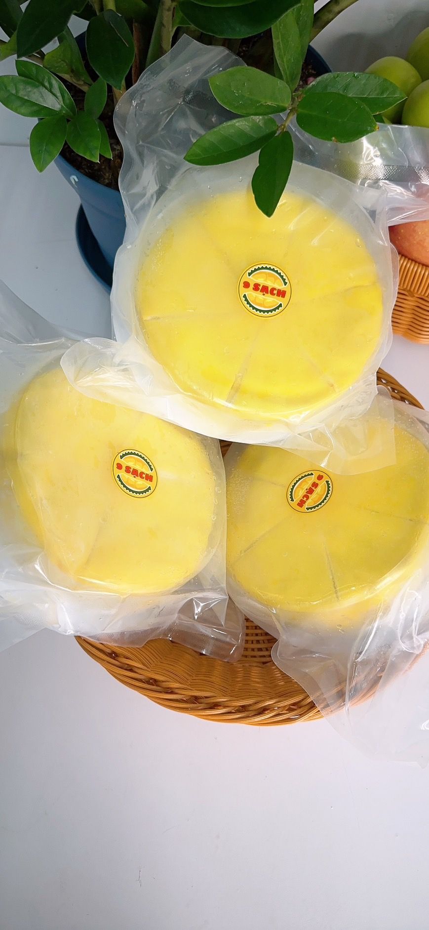 16號組合3 個榴槤蛋糕 （ 原味） 600 g   3 Bánh sầu vàng