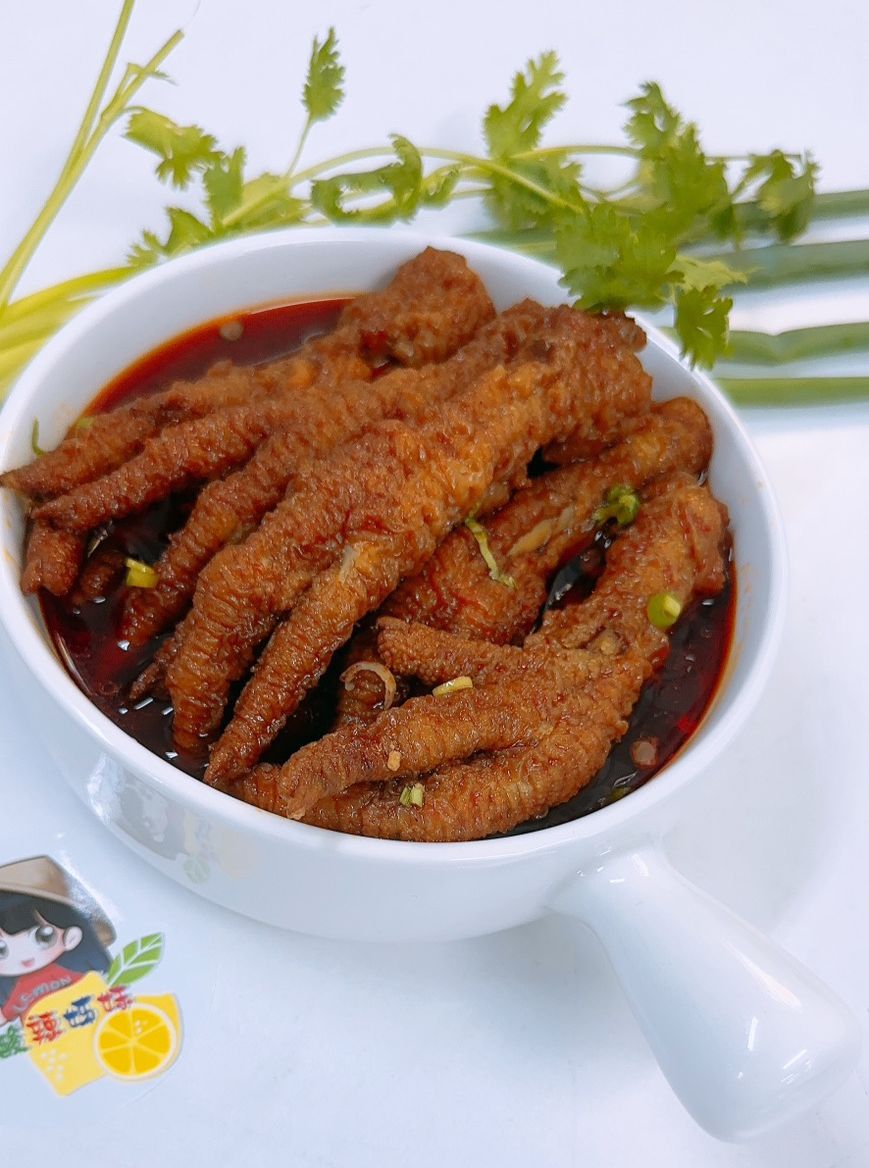 麻辣虎皮雞爪chân gà da hổ
