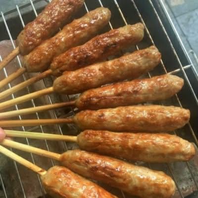 烤肉卷 nem nướng Nha Trang