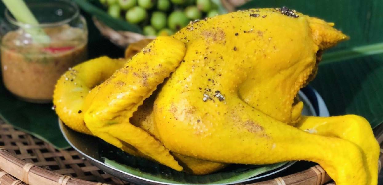 越南鹹水雞Gà ủ muối nguyên con