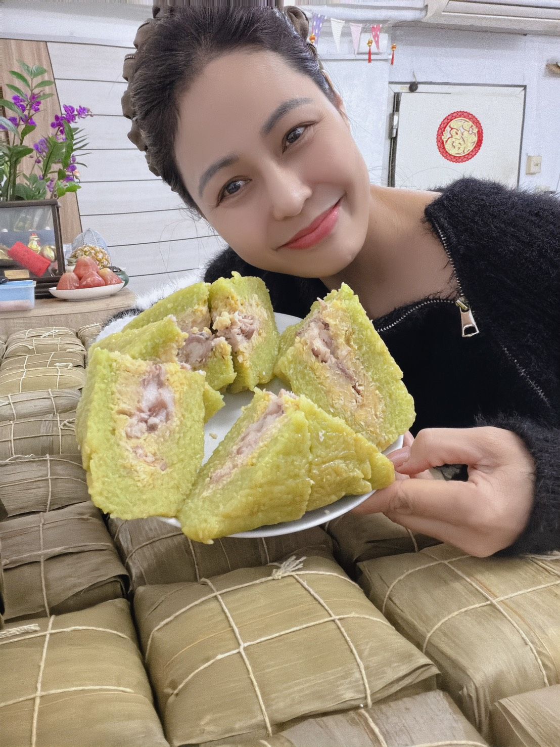 2個粽子combo 2 bánh chưng