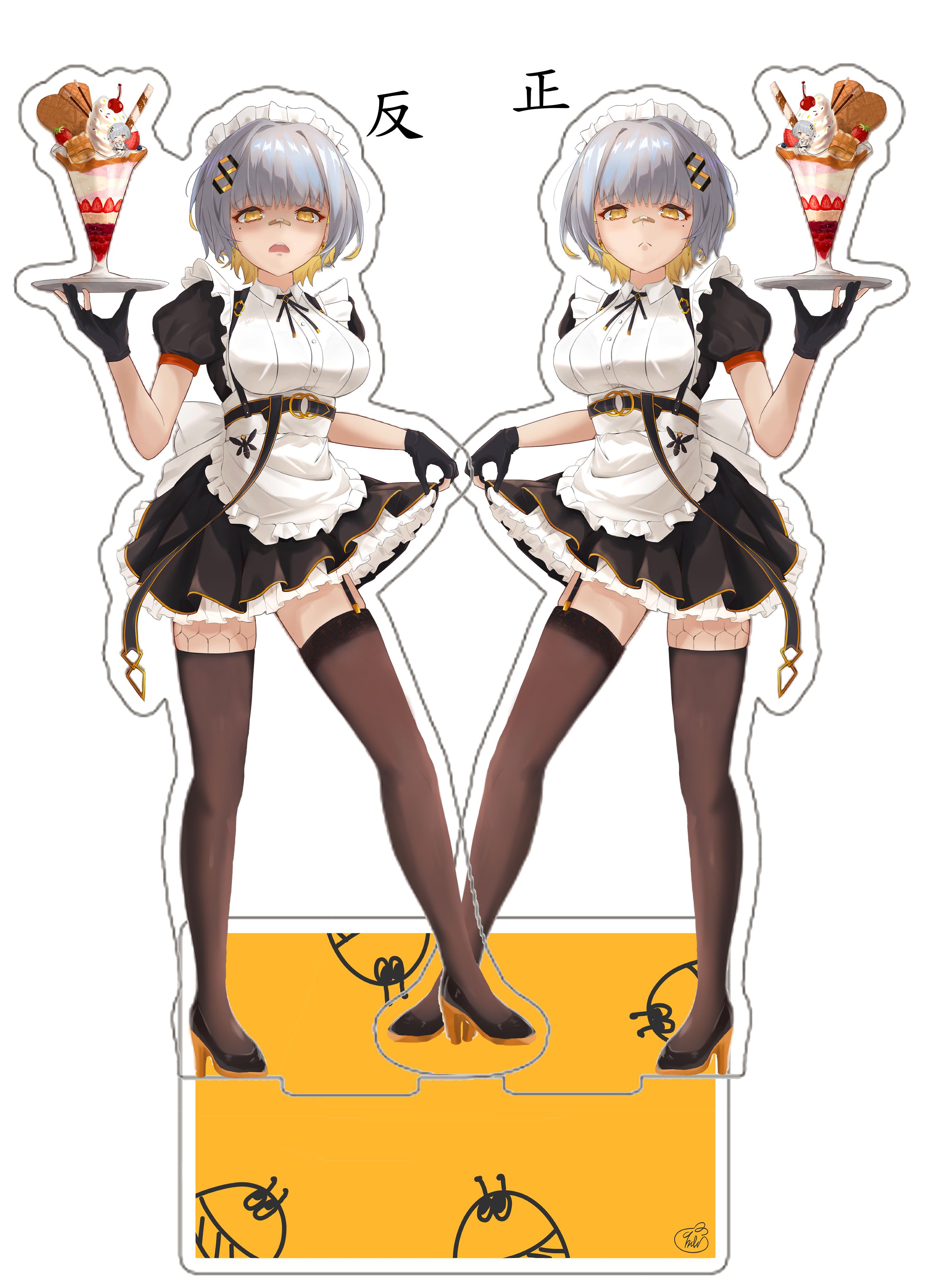 Hachi女僕裝雙面壓克力立牌