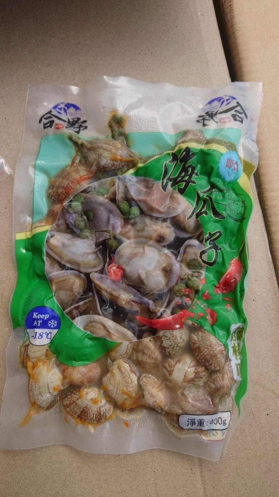 《藤椒海瓜子》400g 😎這不是一般的海瓜子🌊，解凍後直接吃，是會讓人上癮的那種😋 超涮嘴👄