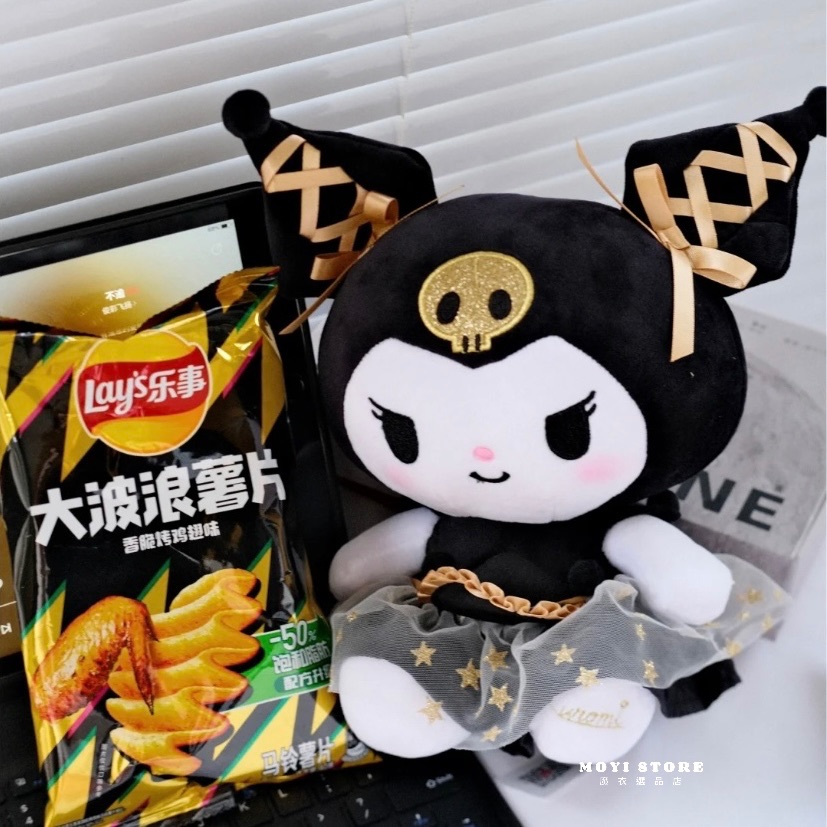 （台灣現貨❤24H內發貨）┃正版三麗鷗限量黑金系列毛絨公仔娃娃