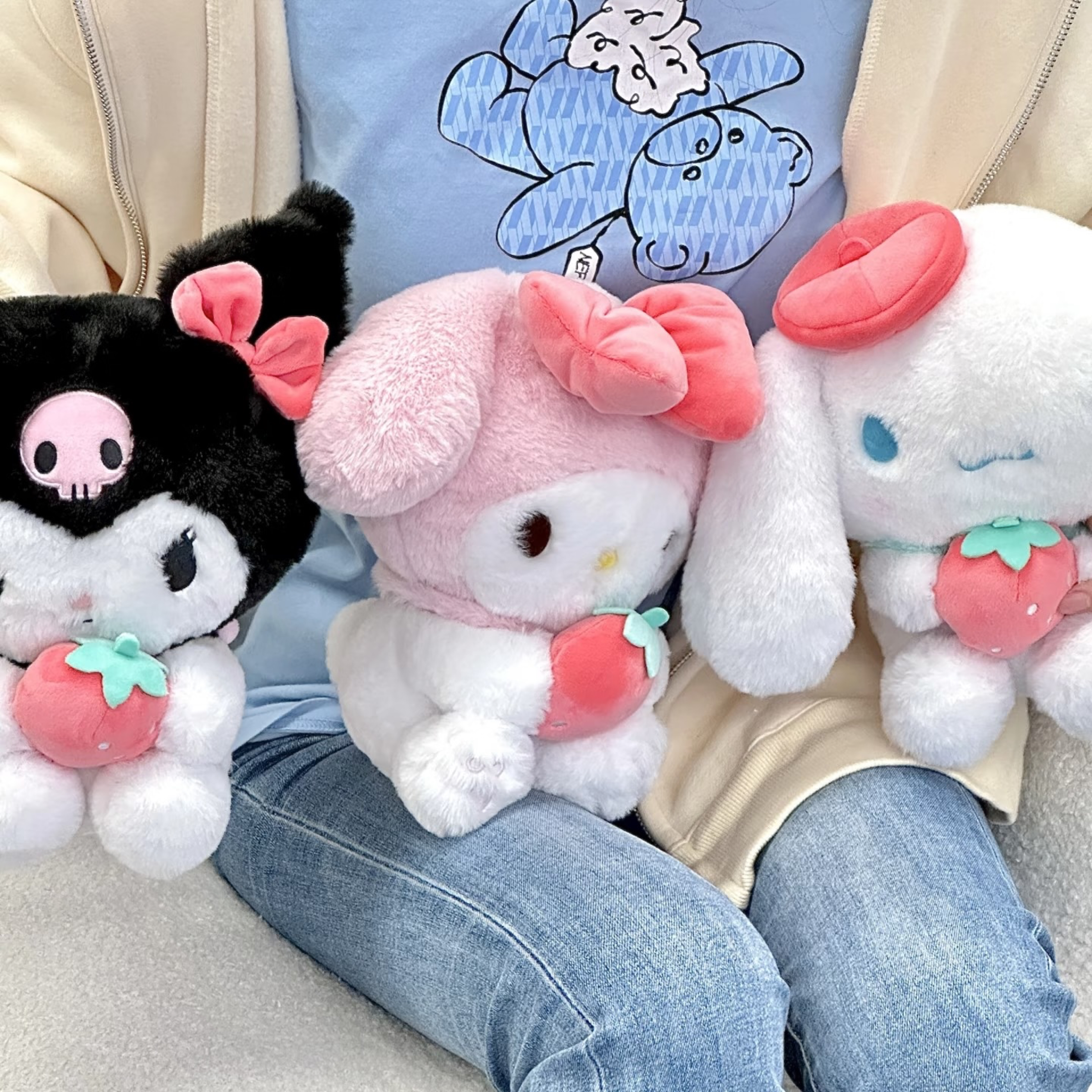 （預購商品❤️）正版三麗鷗草莓系列公仔玩偶娃娃