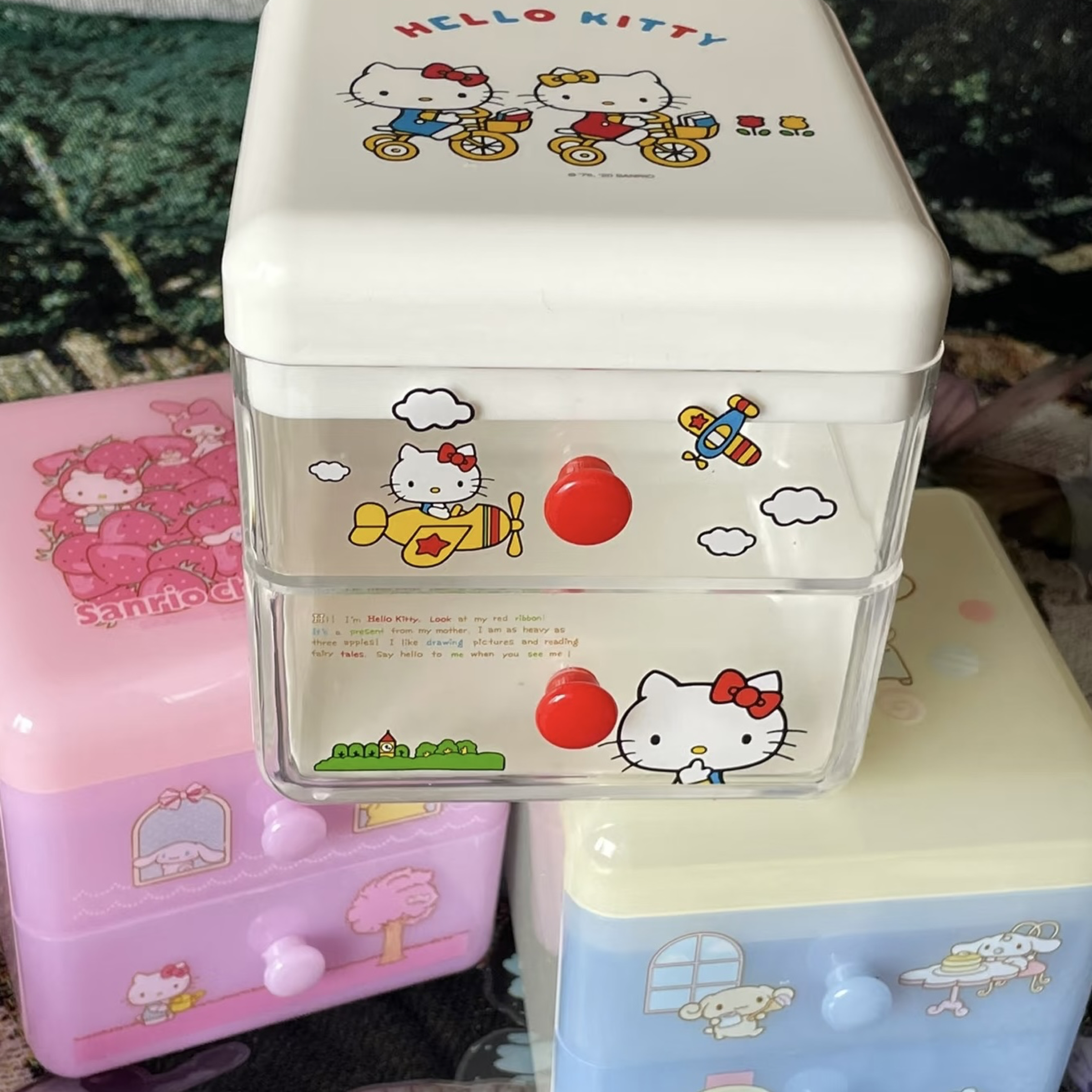 （預購商品❤️）正版三麗鷗桌面掀蓋抽屜式收納首飾盒