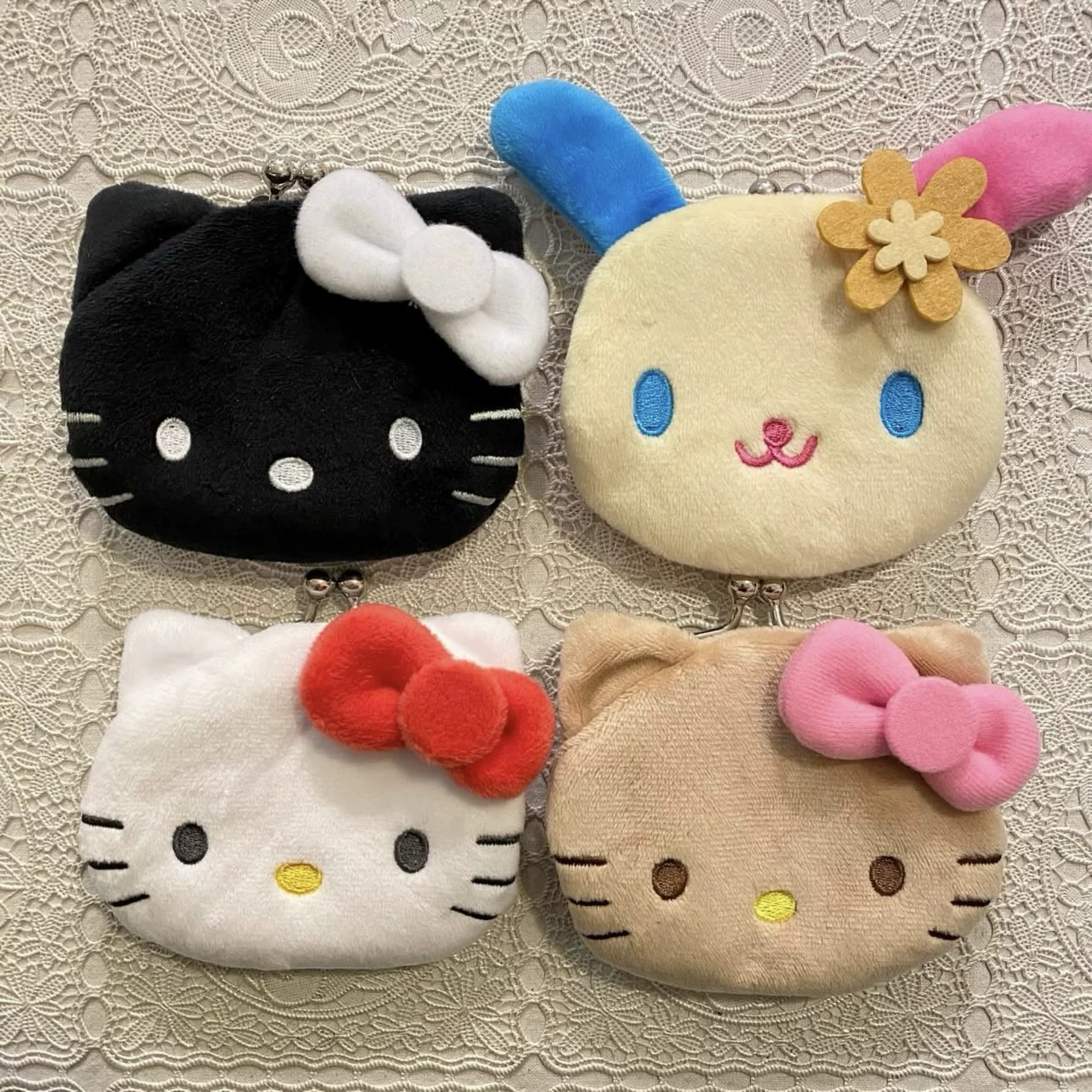 （預購商品❤️）正版三麗鷗迷你珠扣零錢包口金包