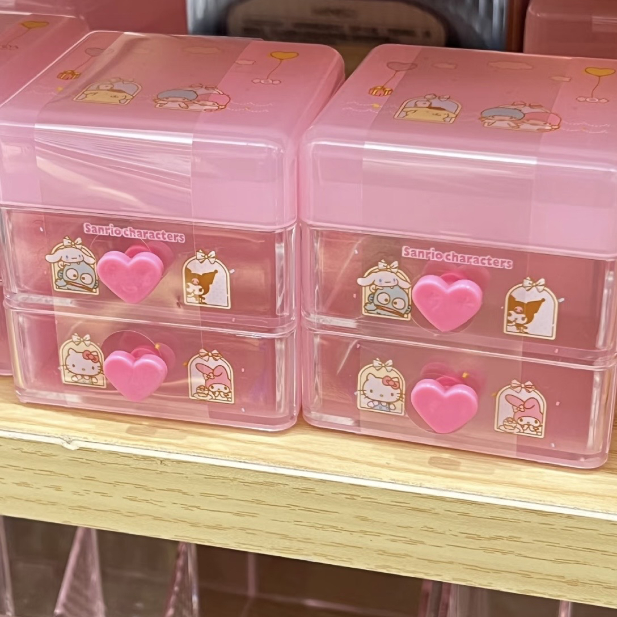 （預購商品❤️）正版三麗鷗迷你掀蓋桌面收納盒