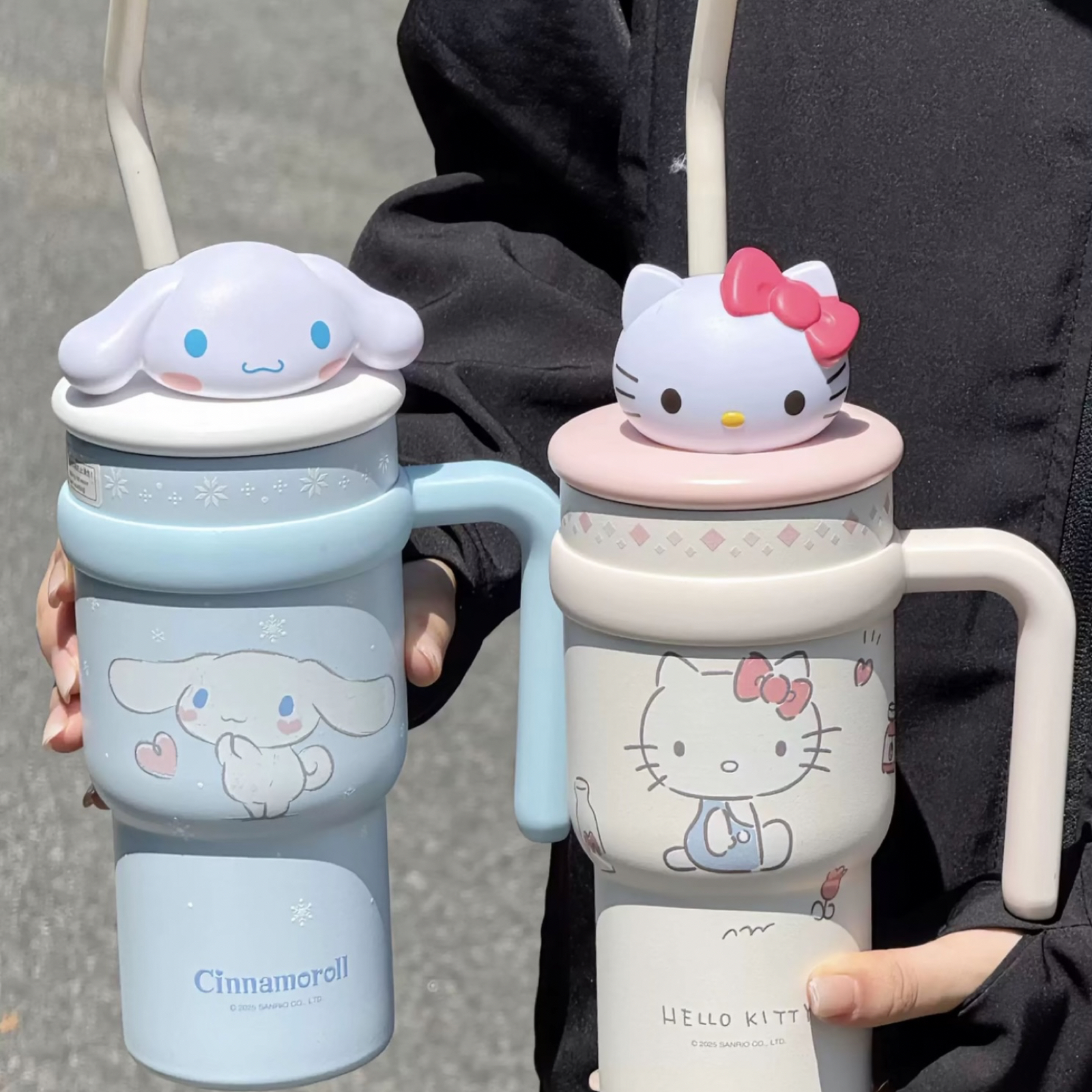 （預購商品❤️）正版三麗鷗保冰保溫700ml吸管杯水杯