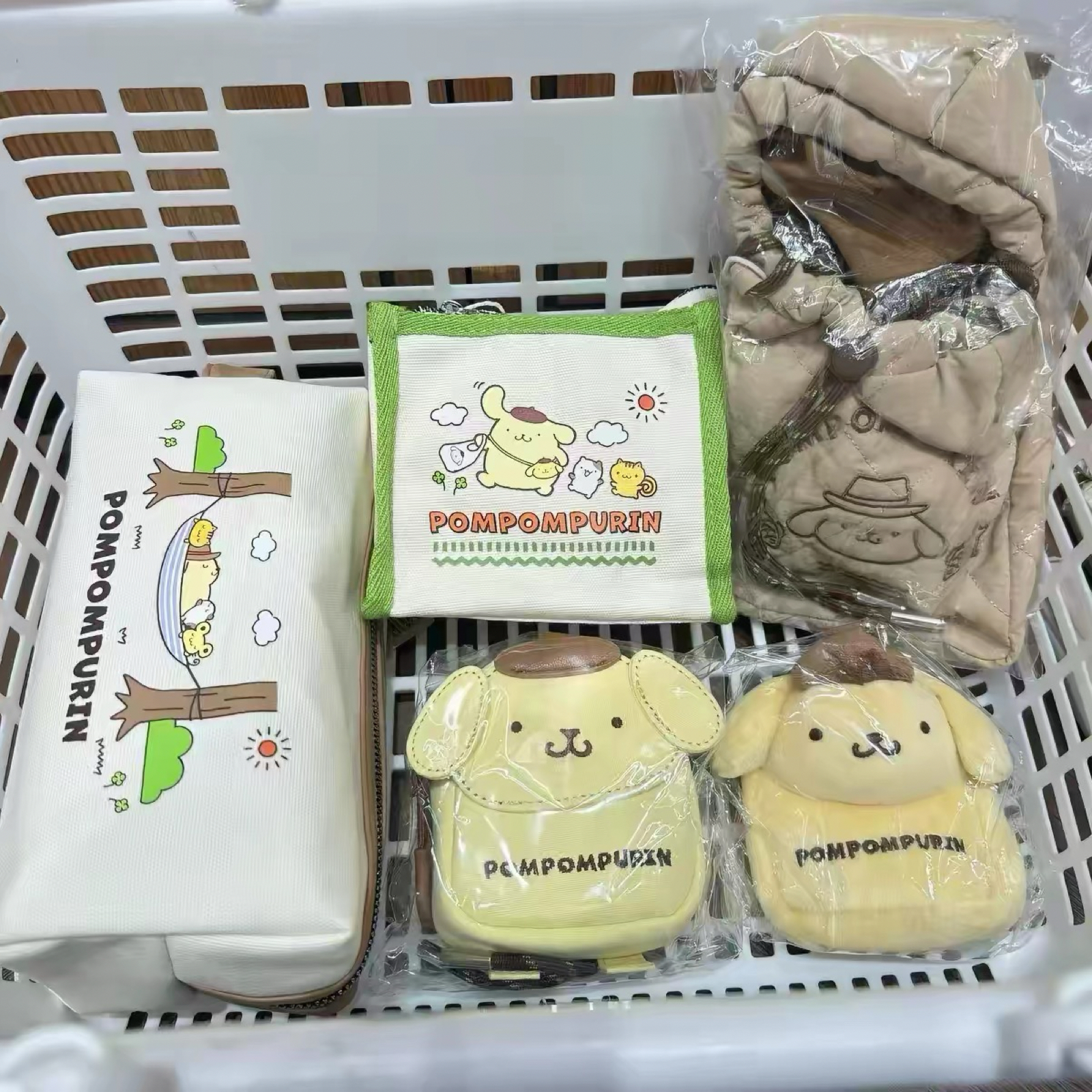 （預購商品❤️）正版三麗鷗新款布丁狗零錢包收納包斜挎包娃包陶瓷杯碗組