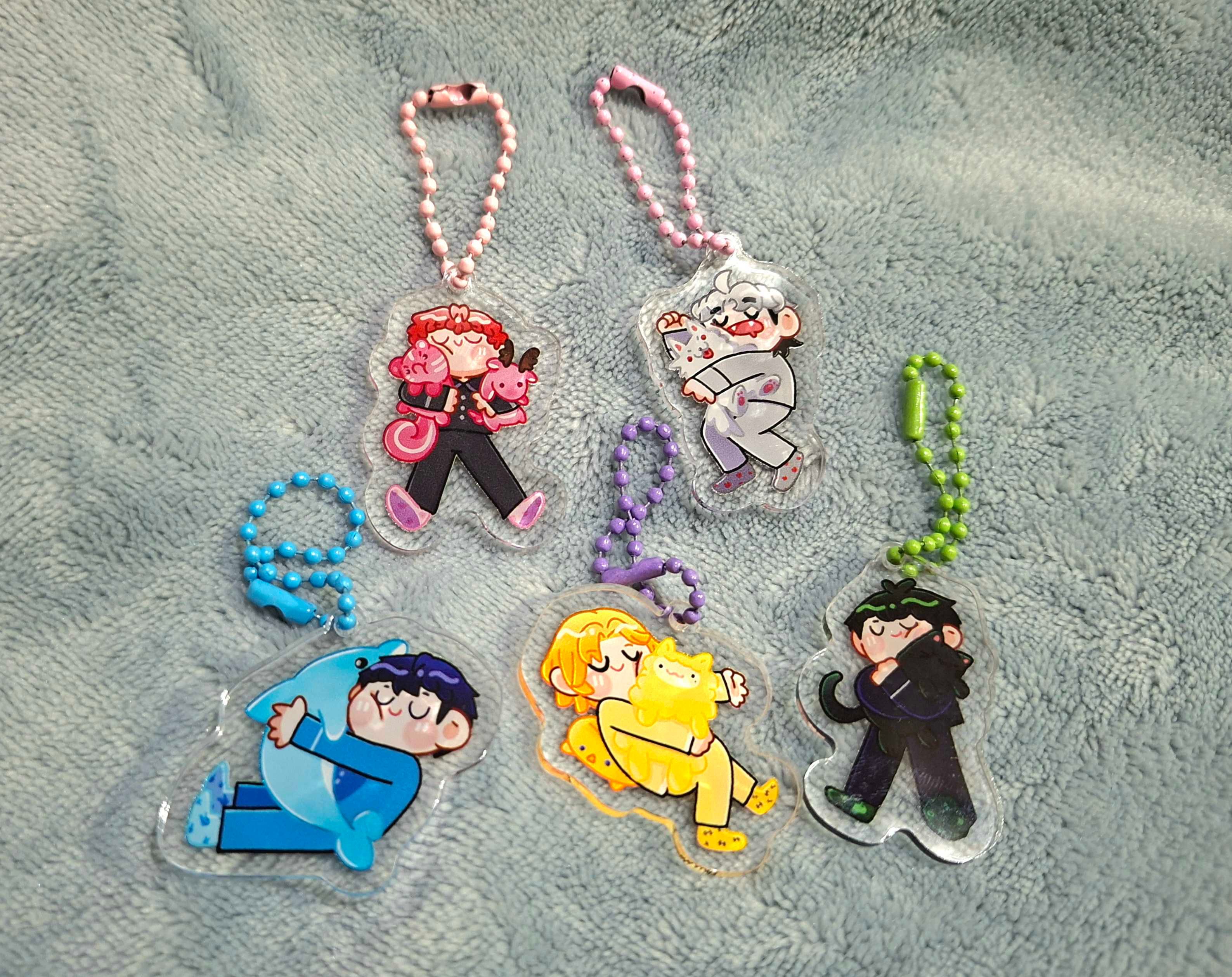 一起歐歐睏珠鍊吊飾