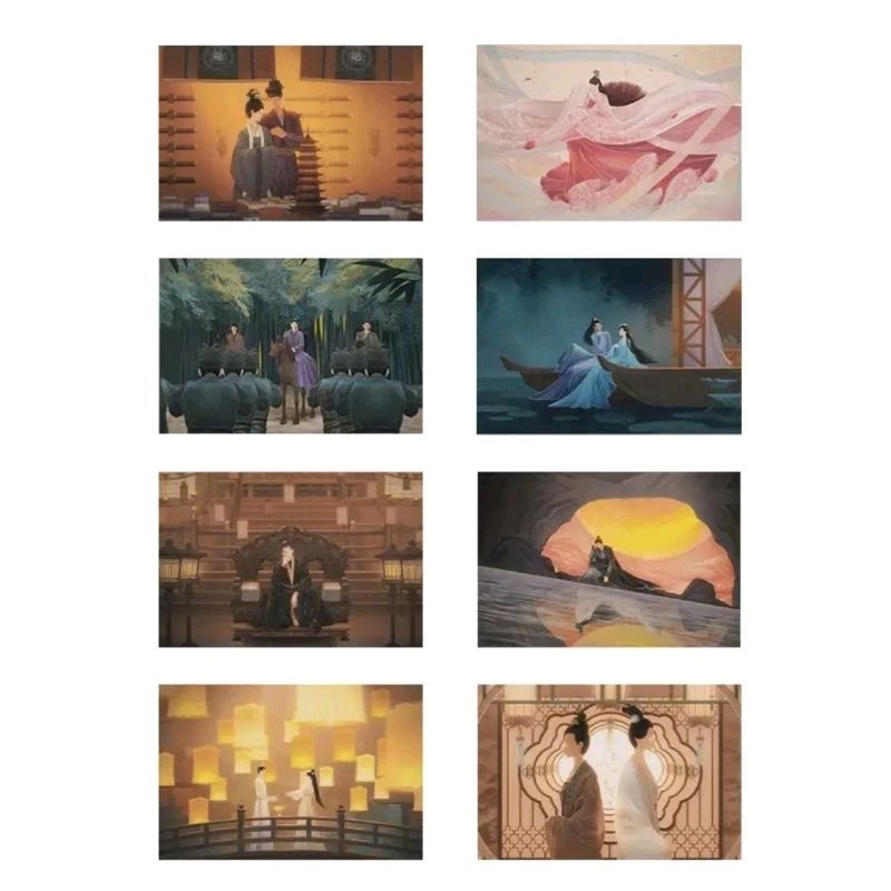 ⚡現貨⚡ 陸劇《浮圖緣》官方正版 周邊「明信片組 （8張）」肖鐸 步音樓 王鶴棣 陳鈺琪